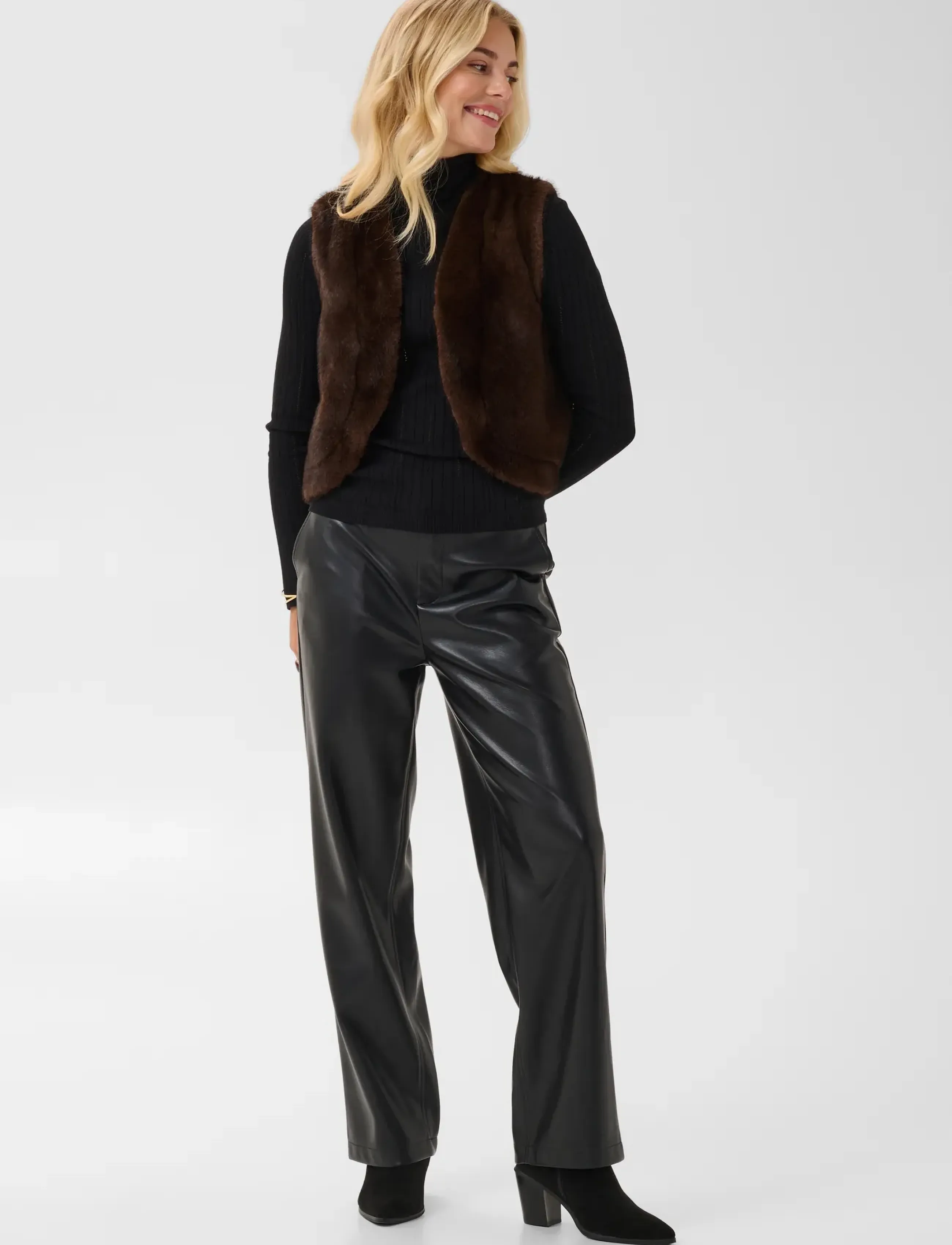 Cream - CRJumi Waistcoat - fleece- og teddyveste - java - 3