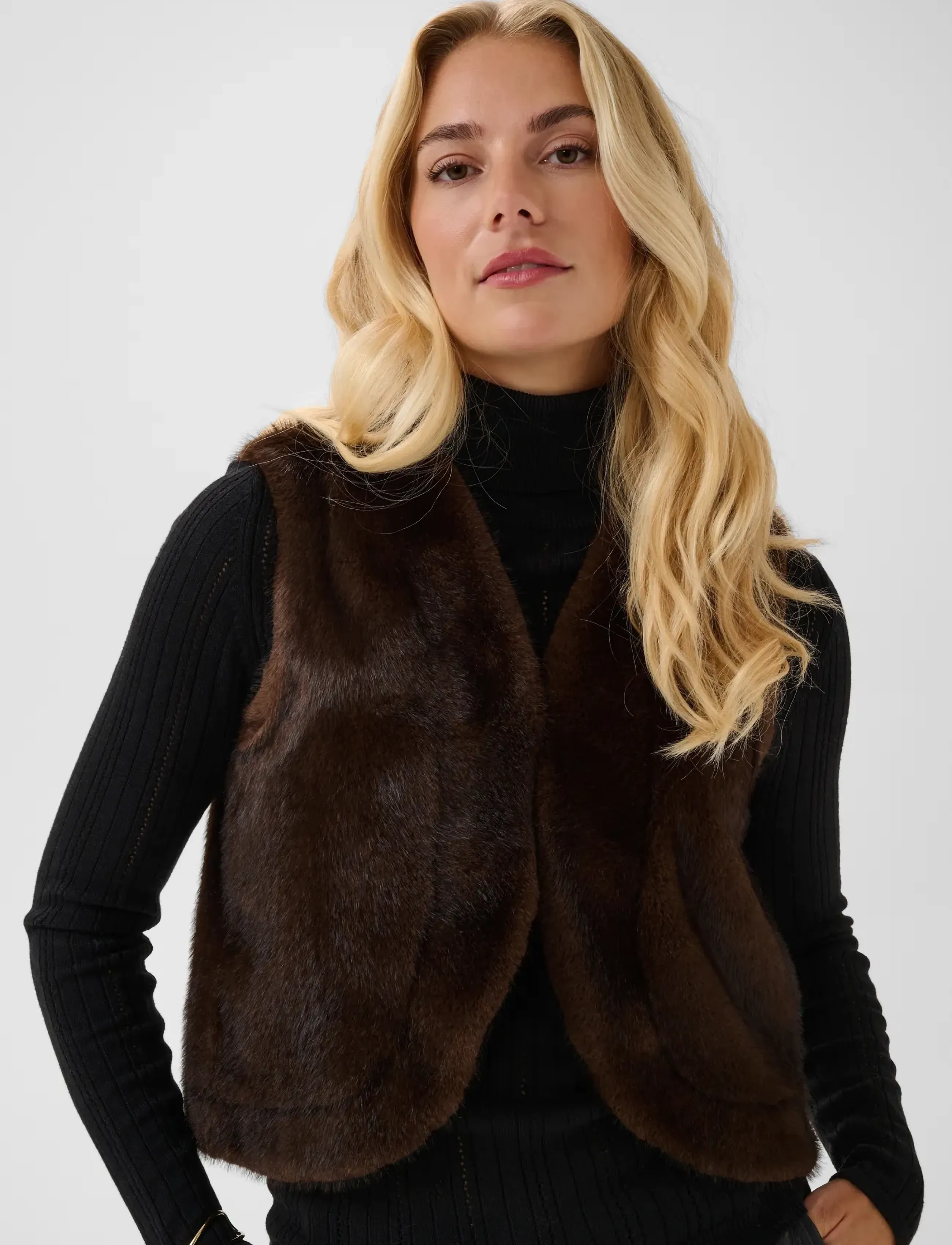 Cream - CRJumi Waistcoat - fleece- og teddyveste - java - 5