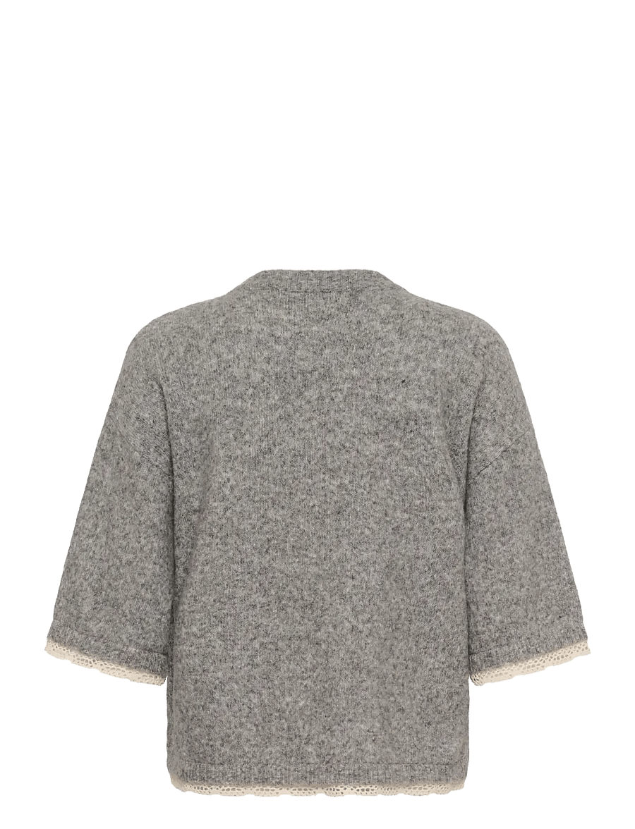 Cream - CRKibana Knit Pullover - pullover - grey melange - 1