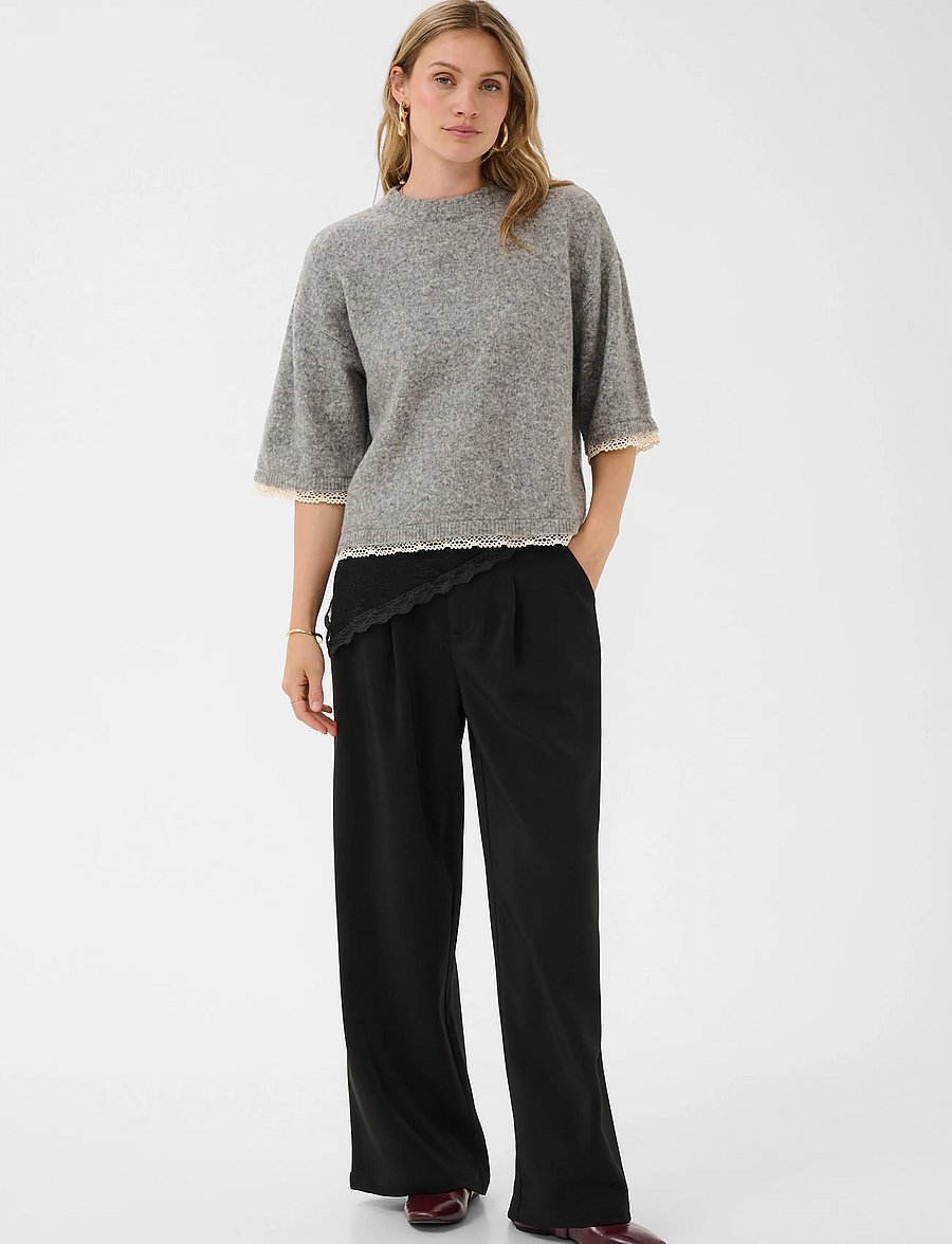 Cream - CRKibana Knit Pullover - pullover - grey melange - 3