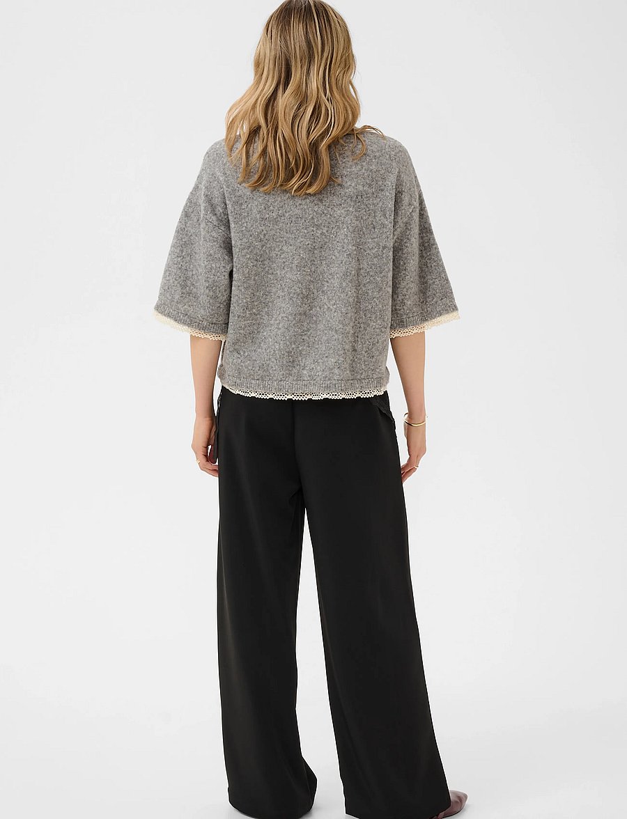 Cream - CRKibana Knit Pullover - pullover - grey melange - 4