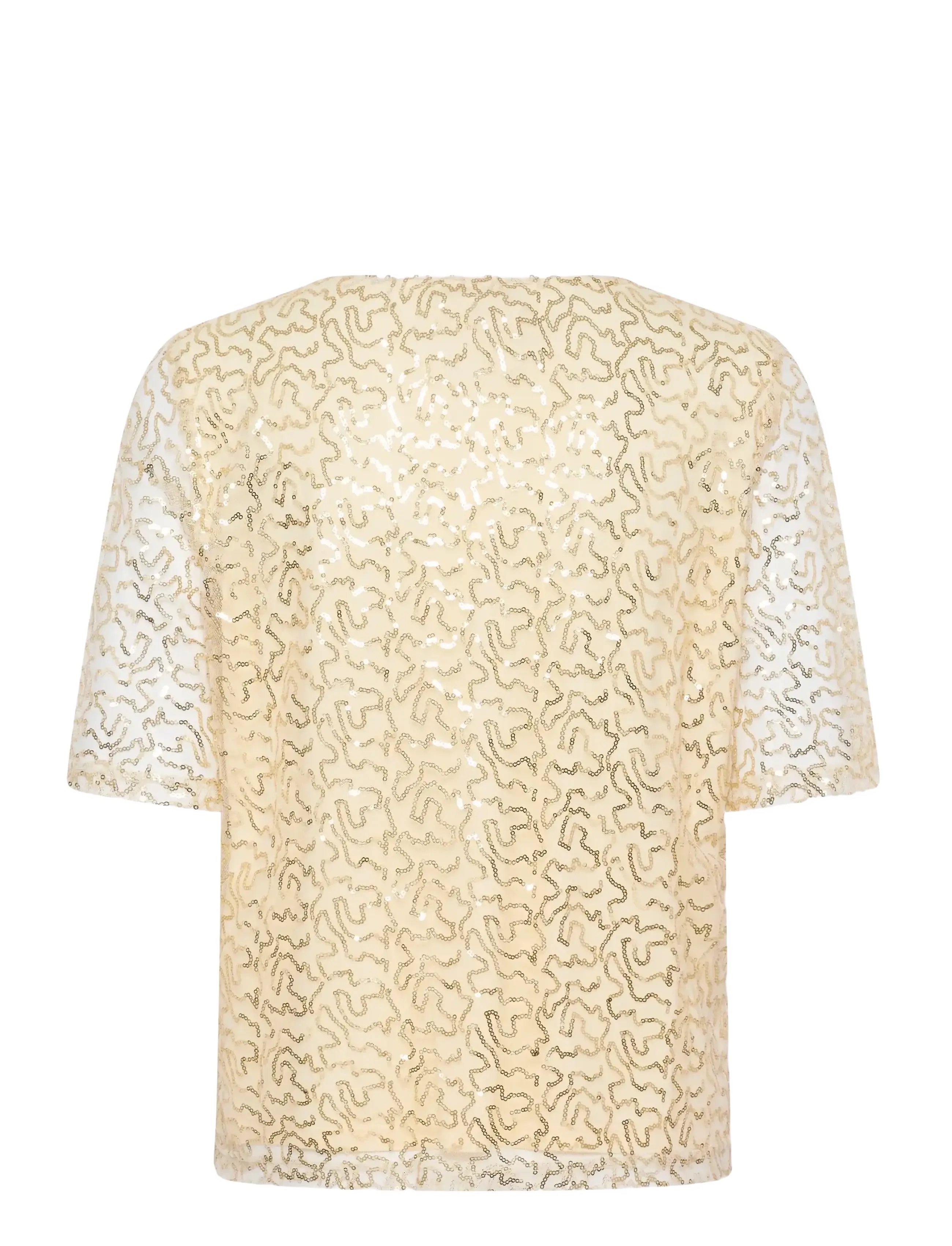 Cream - CRShima Blouse - champagne glitter - 1