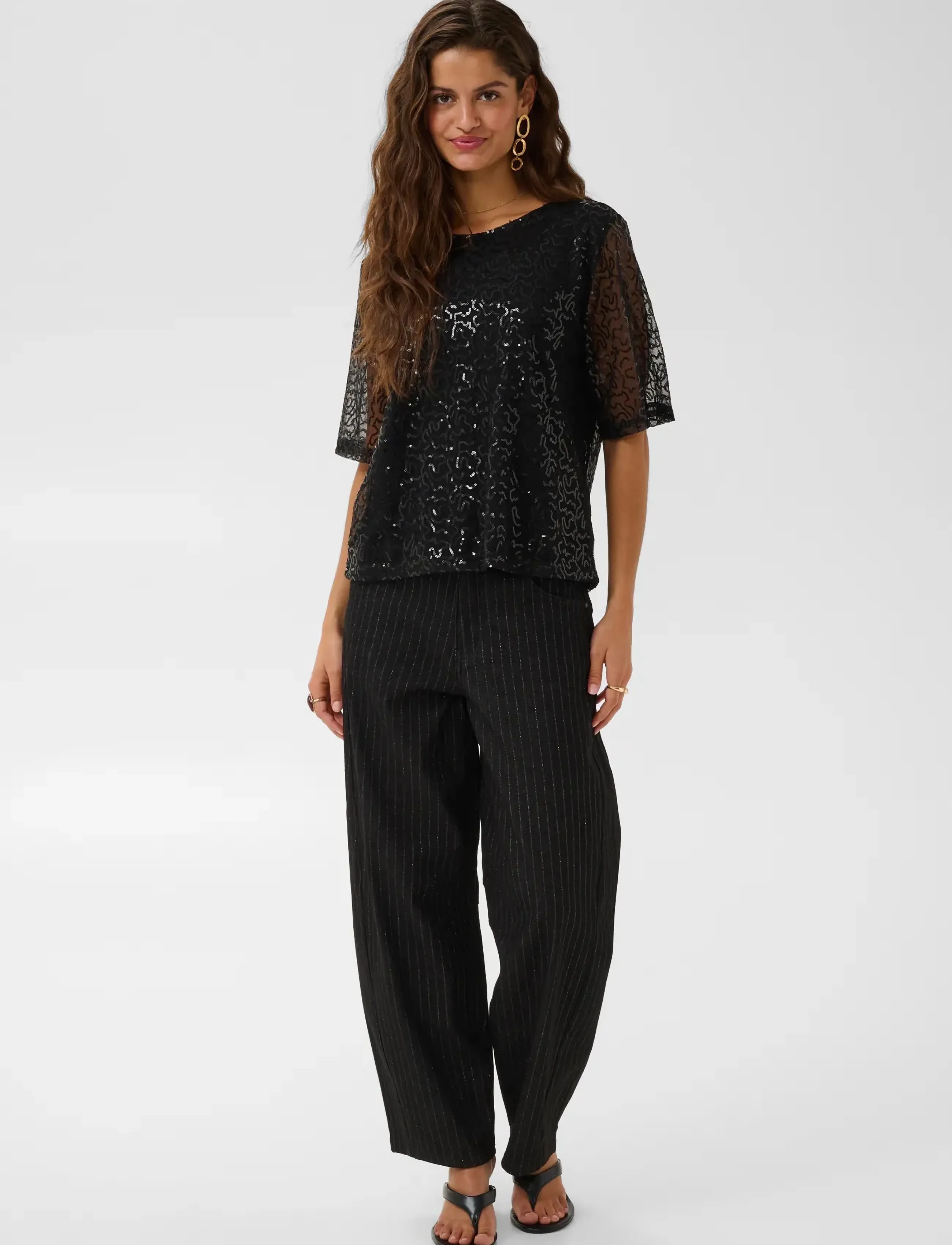 Cream - CRShima Blouse - pitch black - 3