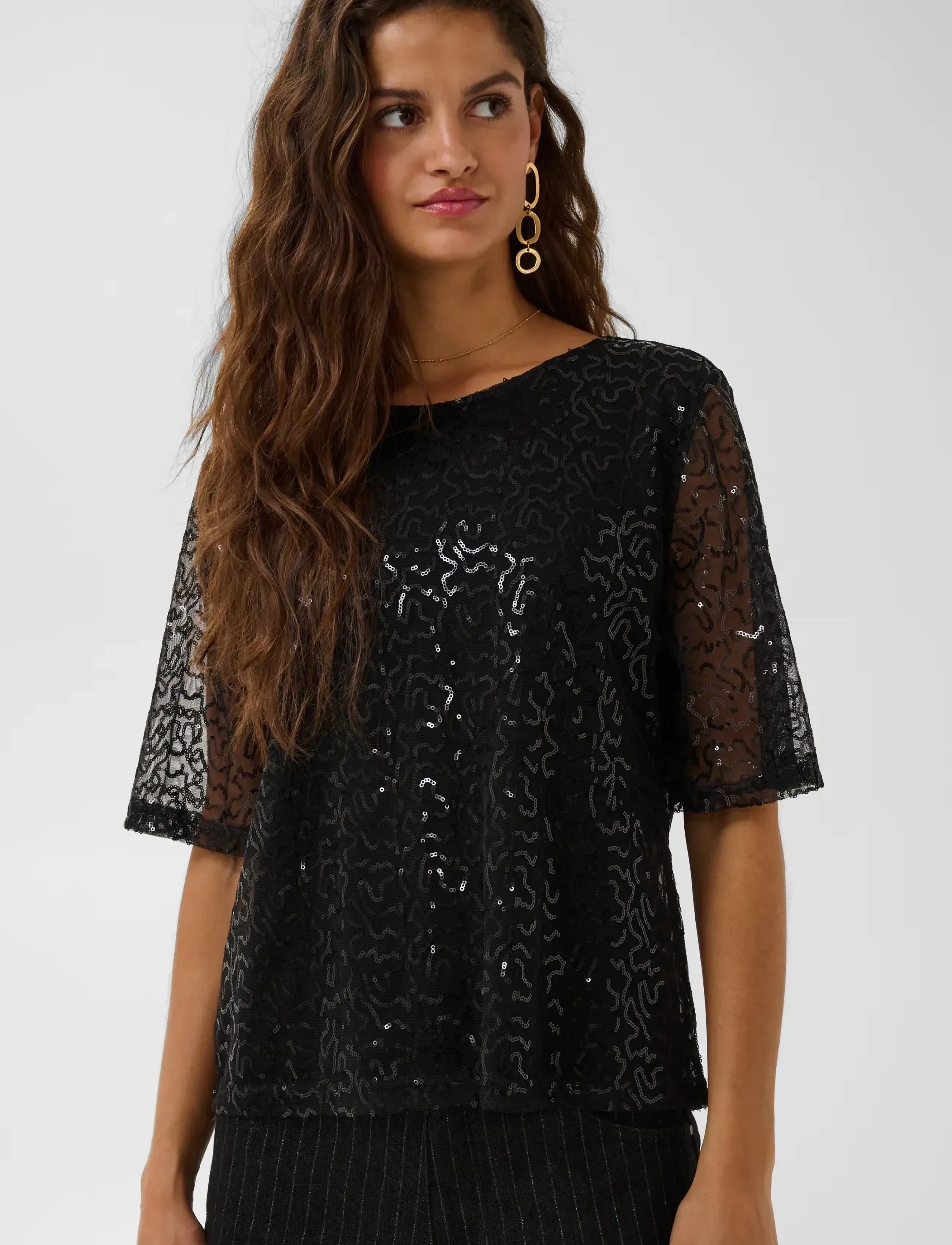 Cream - CRShima Blouse - pitch black - 5