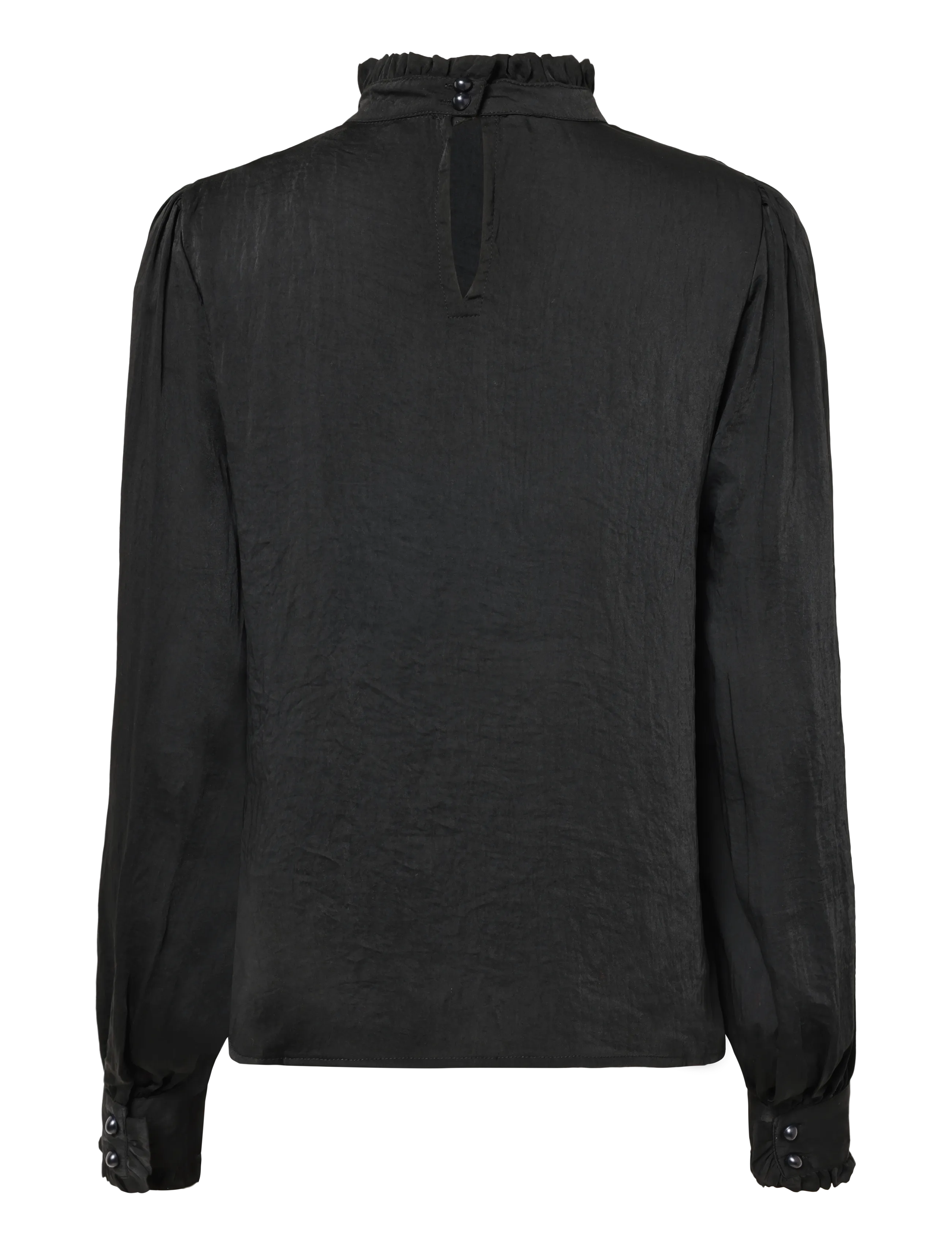 Cream - CRSaffa Blouse - pikkade varrukatega pluusid - pitch black - 1