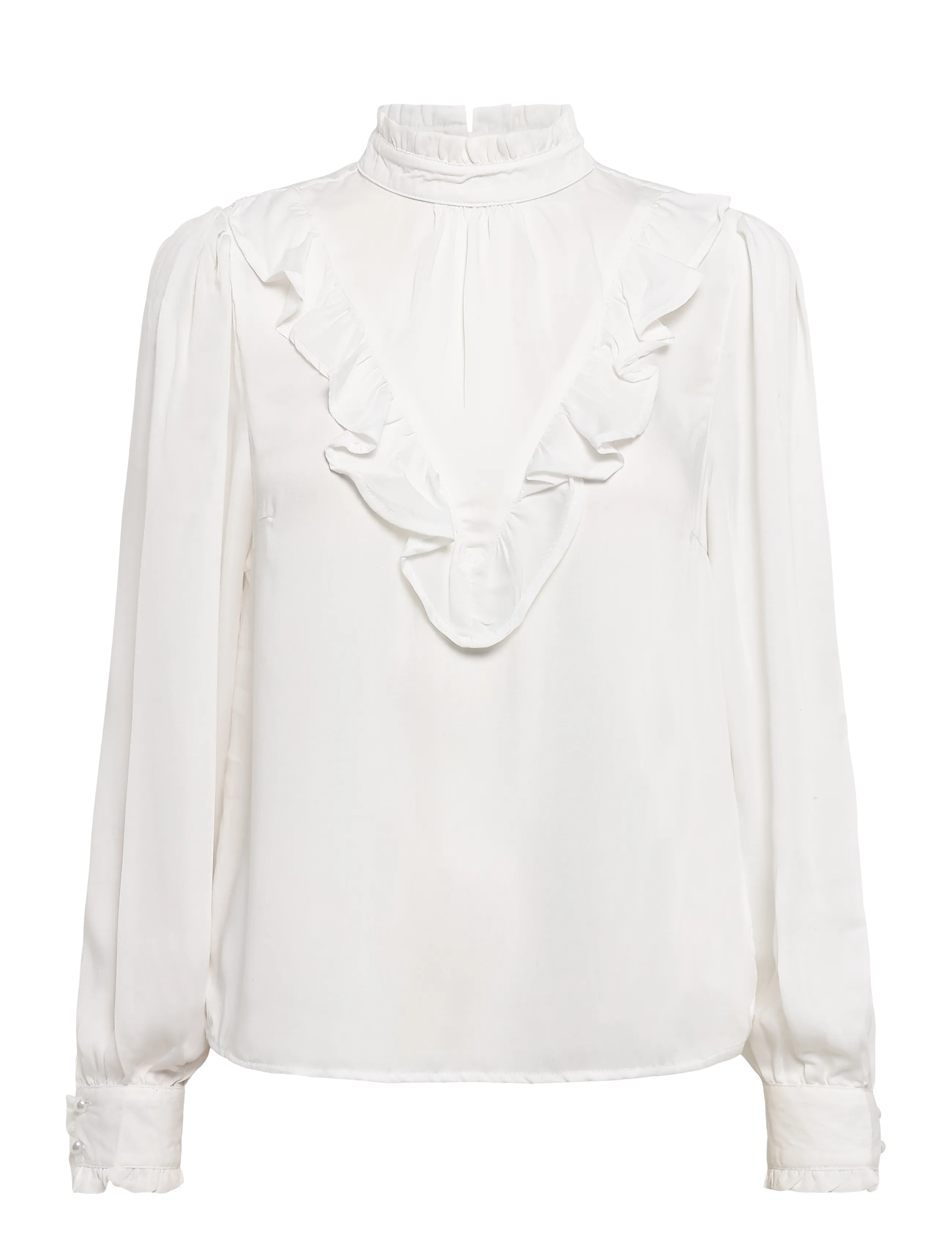 Cream CRSaffa Blouse - Pluusid ja särgid - SNOW WHITE / white