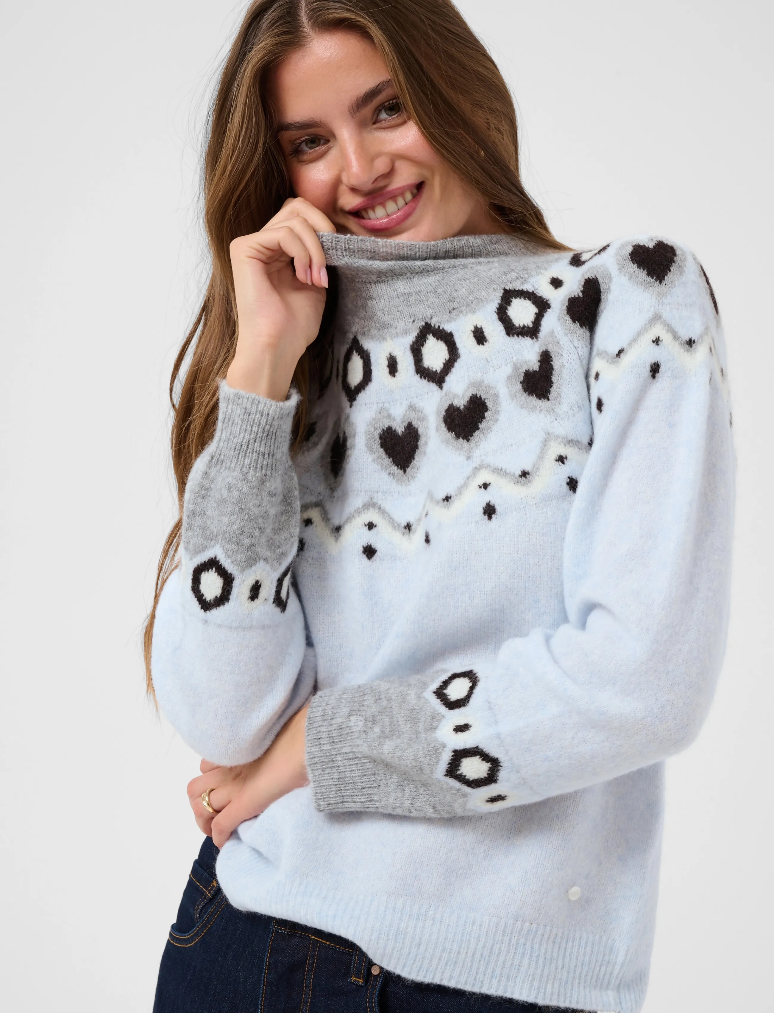 Cream - CRCherrie Knit Pullover - stickade tröjor - plein air - 4