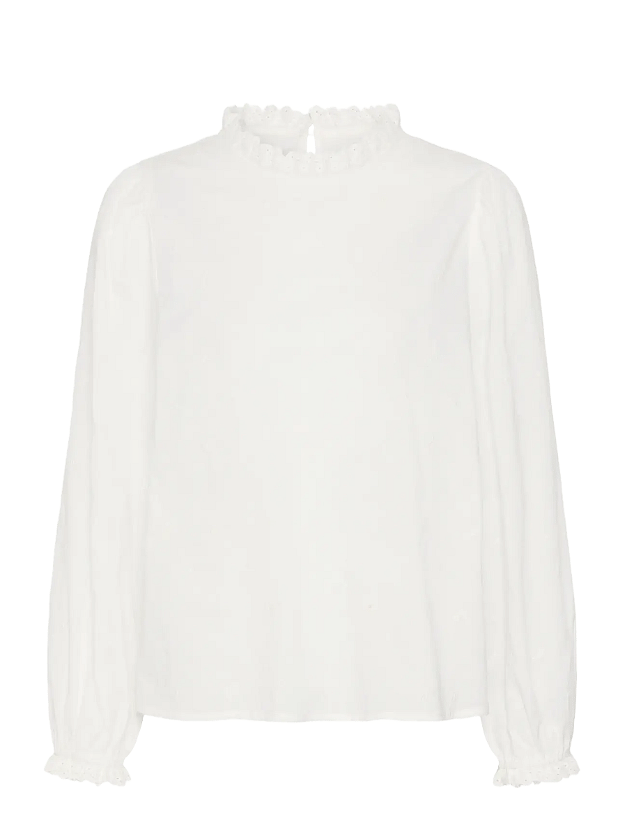 Cream - CRKalikah blouse - langärmelige blusen - snow white - 0