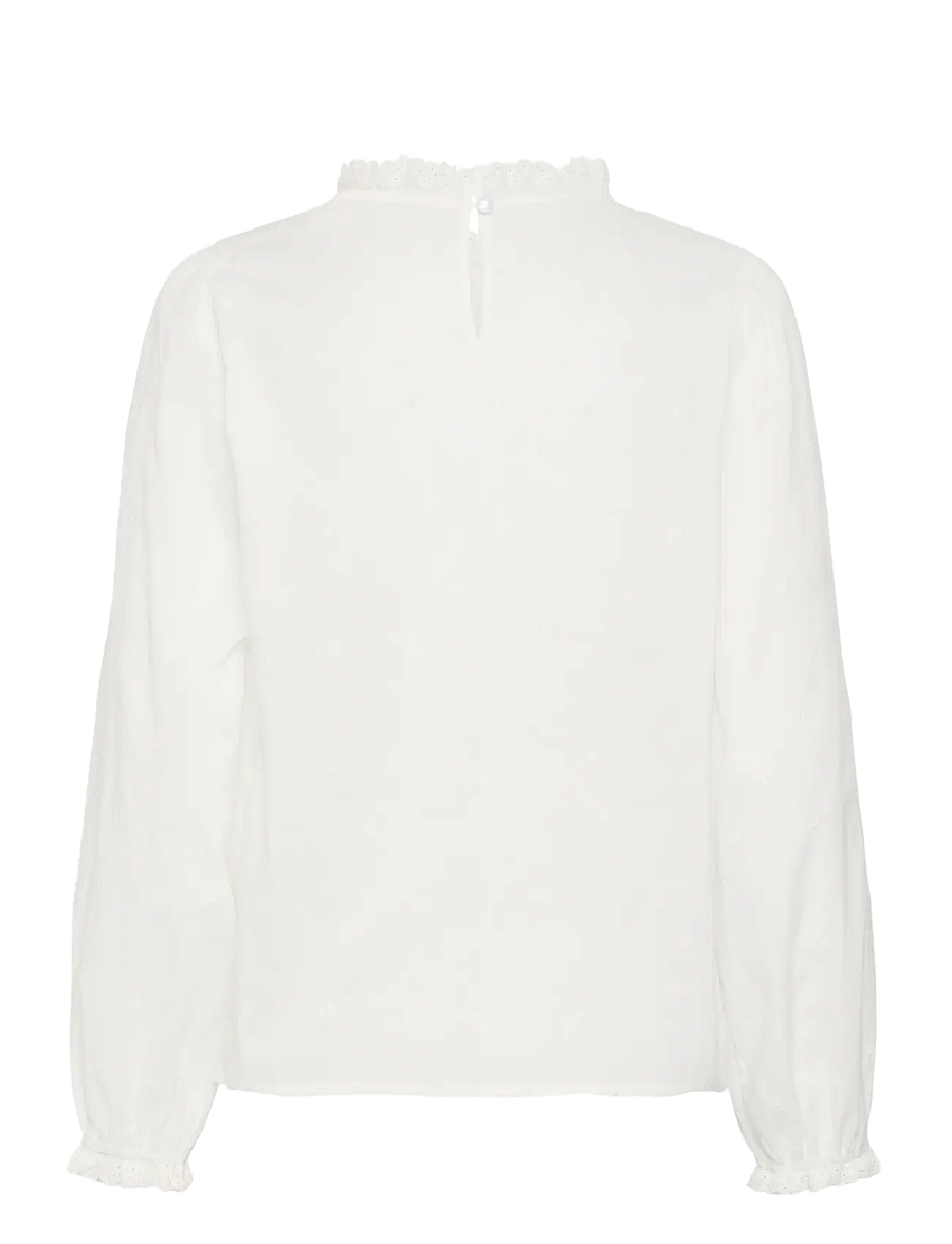 Cream - CRKalikah blouse - langärmelige blusen - snow white - 1