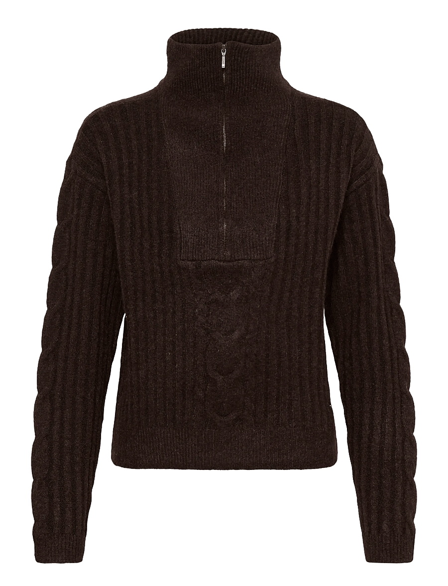 Cream - CRSiffe Zipper Pullover - jumpers - java - 0