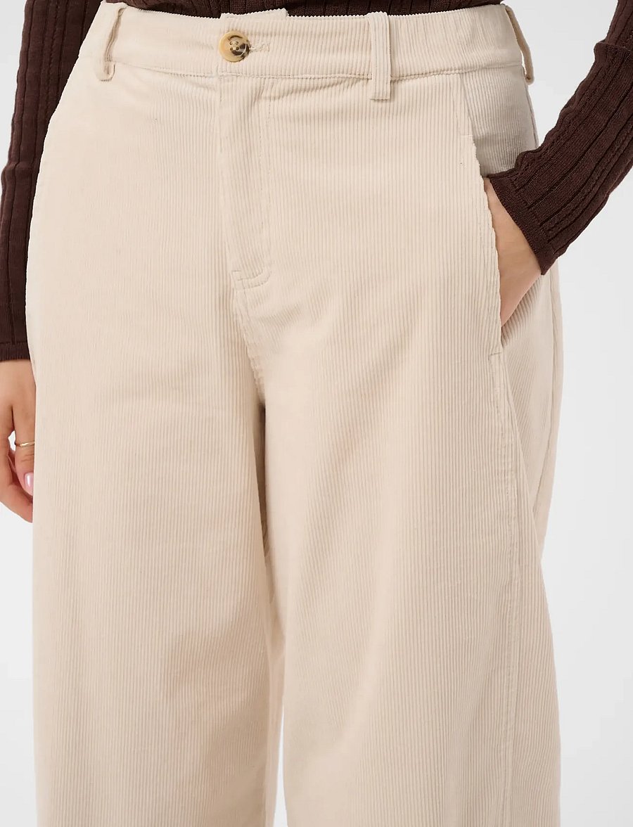 Cream - CRBalllie Barrel Pant - barrel-bukser - offwhite - 5
