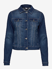 Cream - Lisa Denim Jacket - spring jackets - rich blue denim - 0