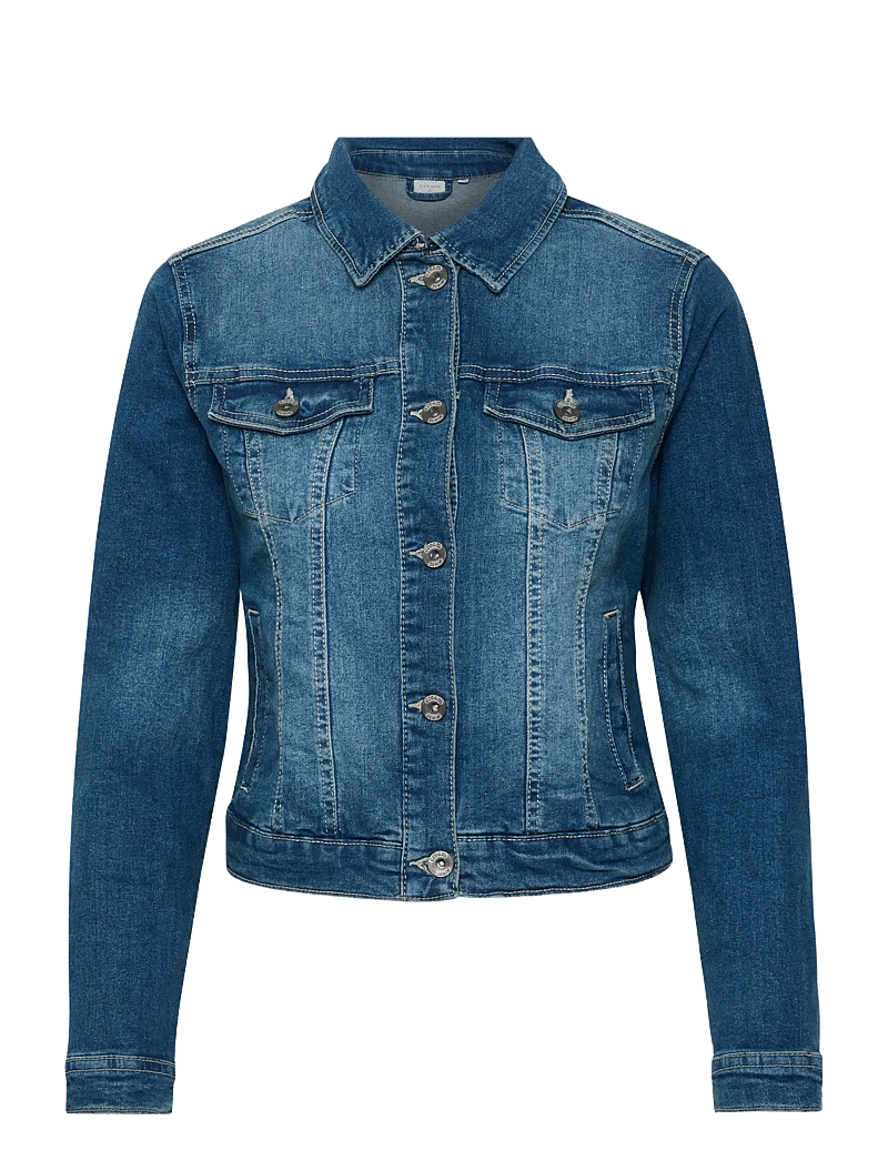 Cream - Lisa Denim Jacket - jeansjackor - rich blue denim - 1