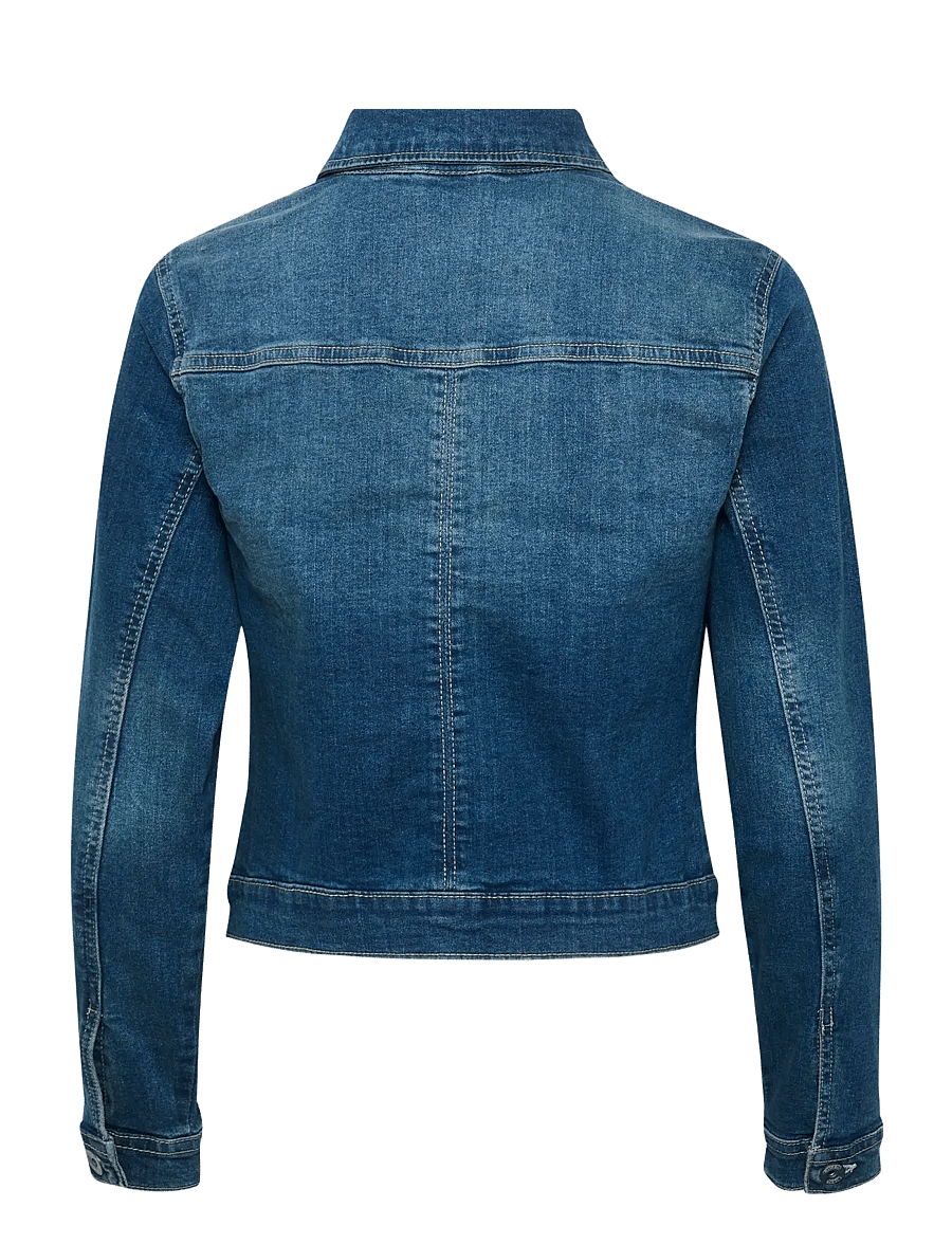 Cream - Lisa Denim Jacket - forårsjakker - rich blue denim - 2