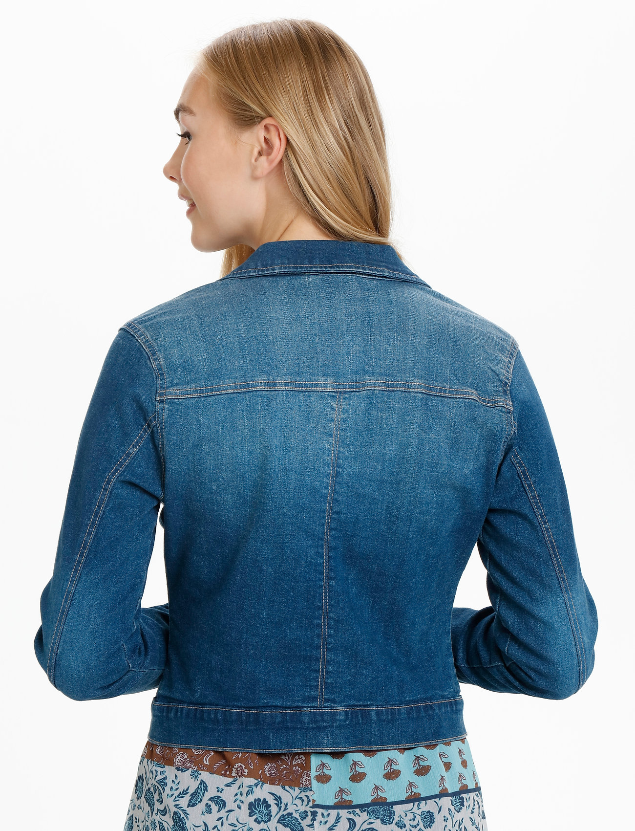 Cream - Lisa Denim Jacket - kerged jakid - rich blue denim - 5