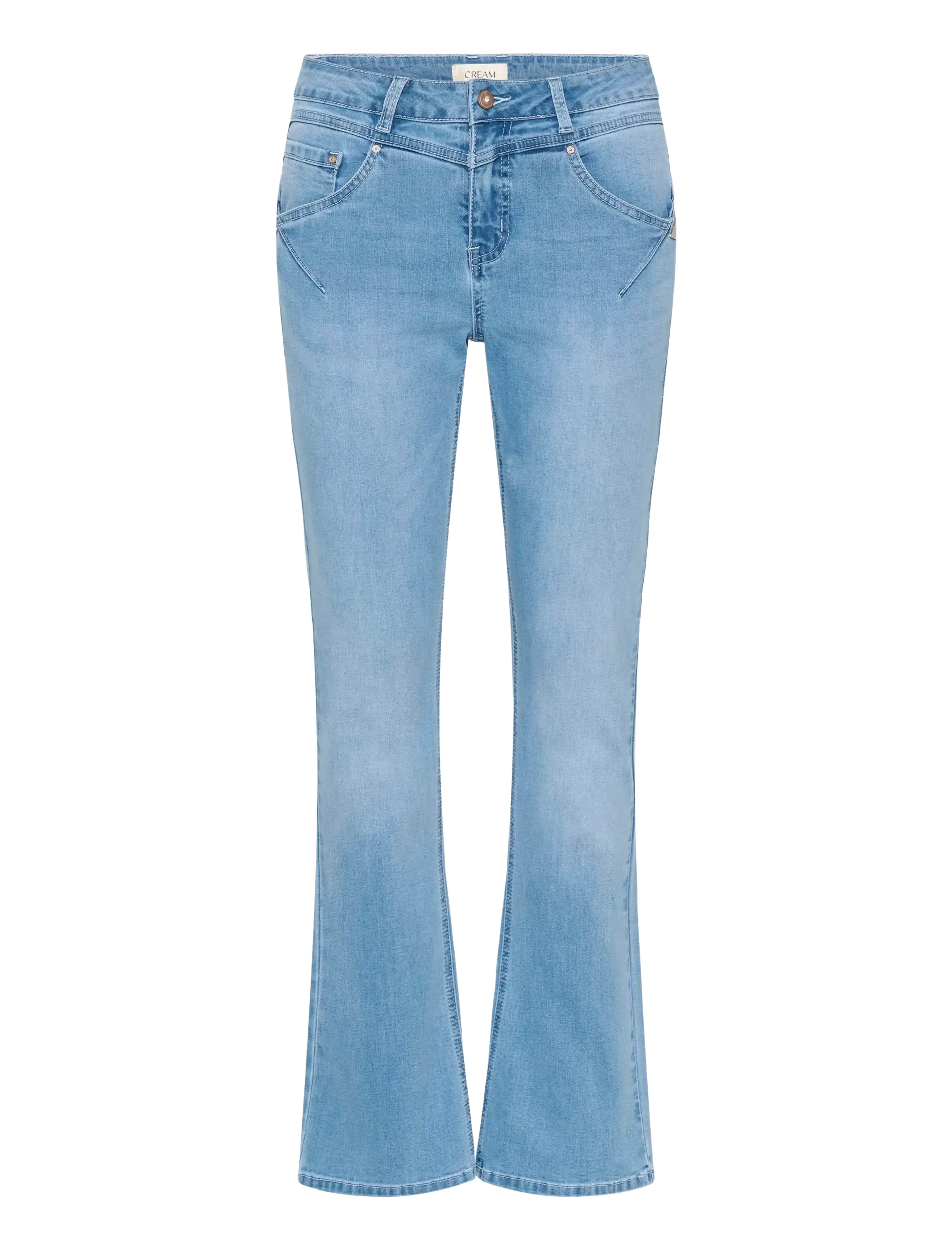 CREAM Cramalie Bootcut Jeans - Shape Fit Blau - 28x32 - Damen