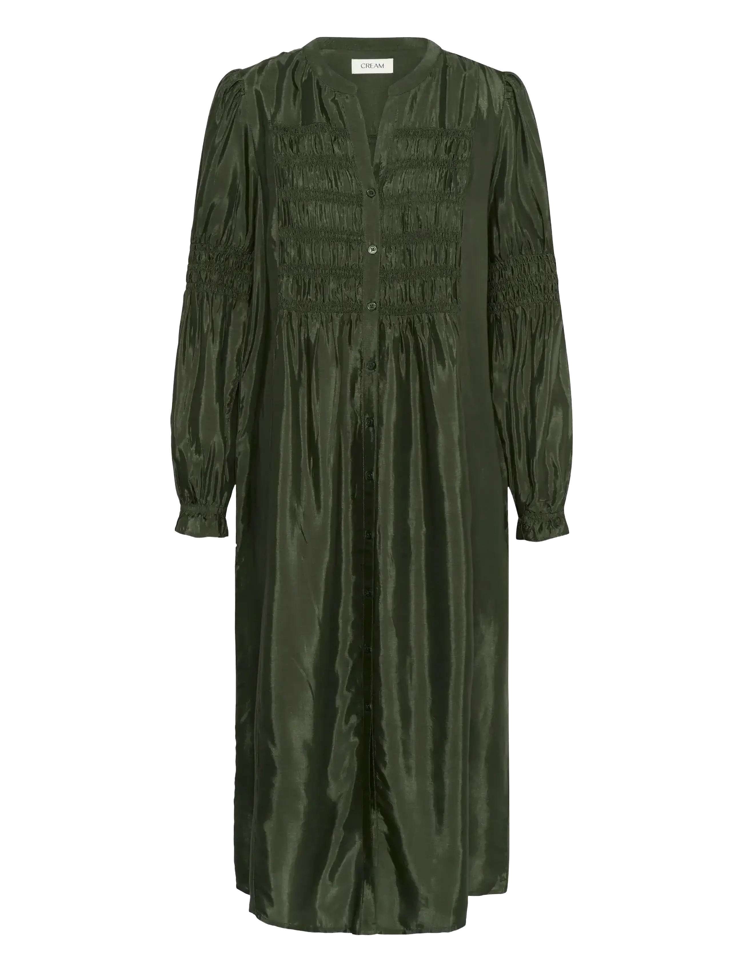 CREAM Crhenva Shirt Kleid Grün - 34 - Damen
