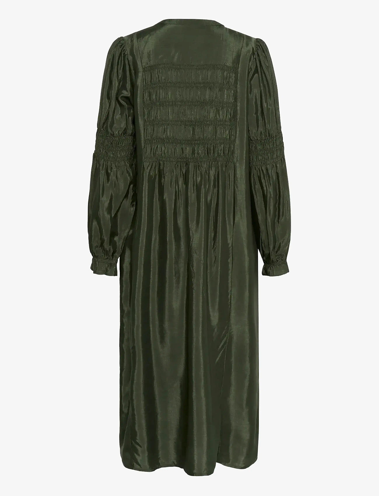 Cream - CRHenva Shirt Dress - paitamekot - rifle green - 2