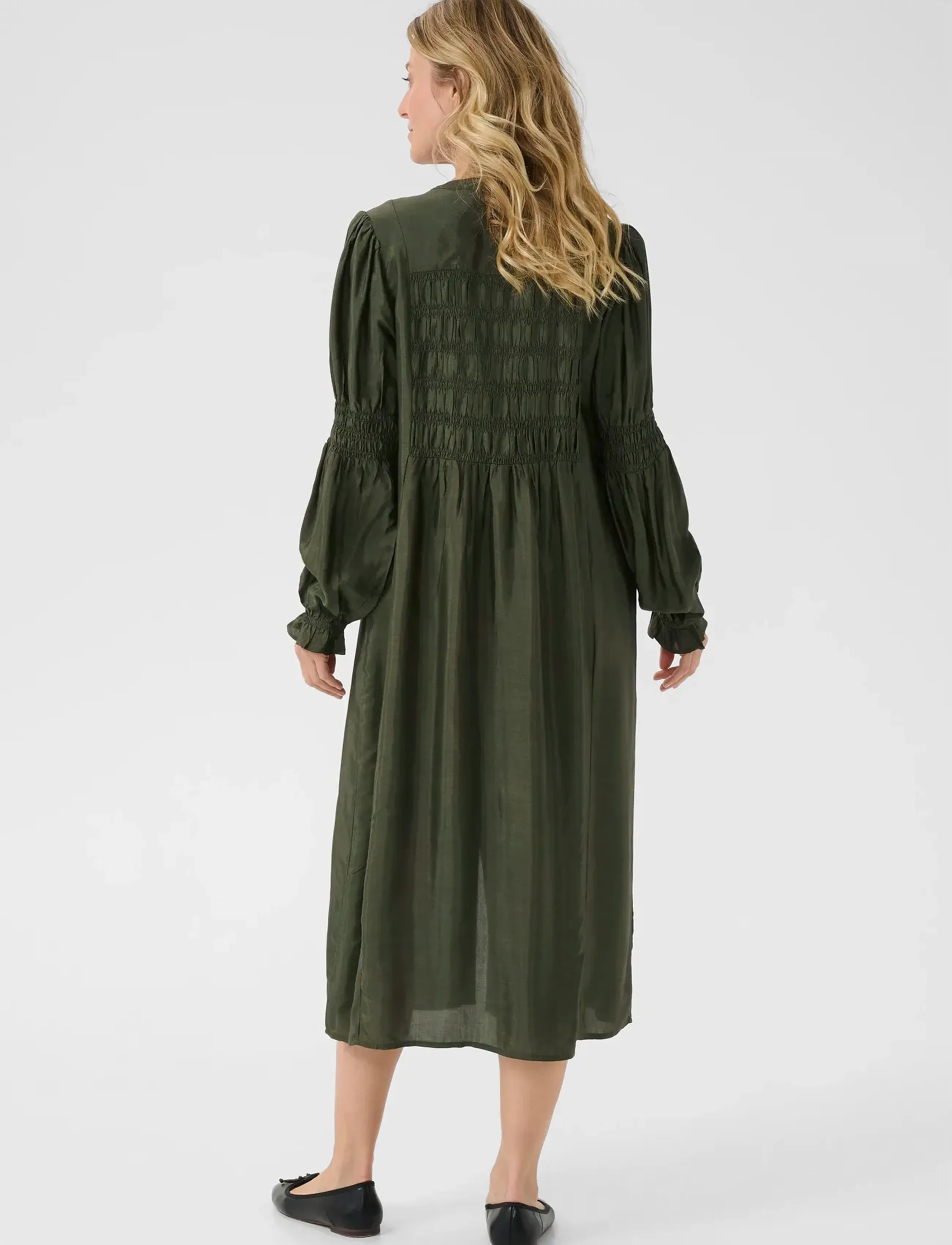 Cream - CRHenva Shirt Dress - sukienki koszulowe - rifle green - 3