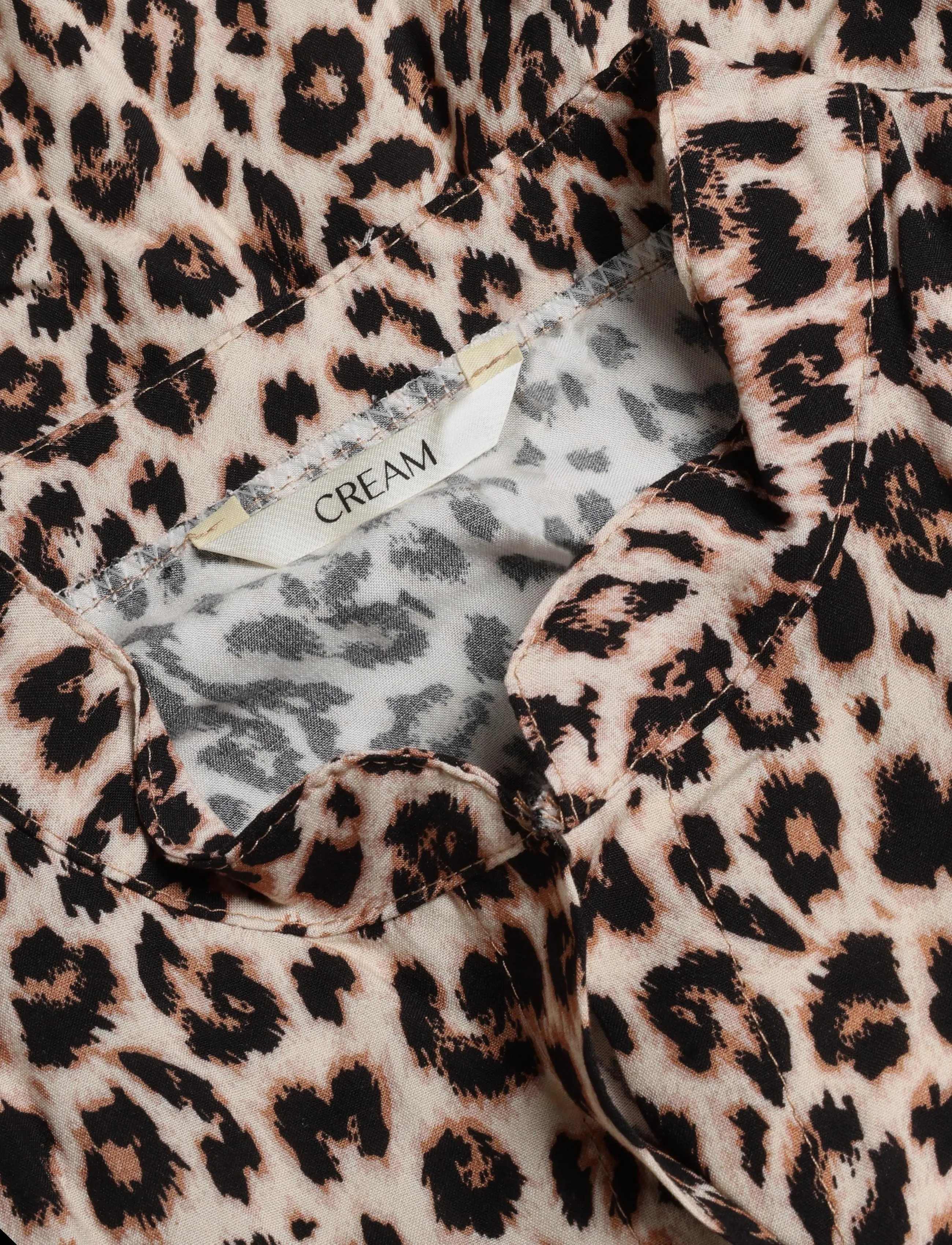 Cream - CRAlora Long Dress - animal neutral - 2
