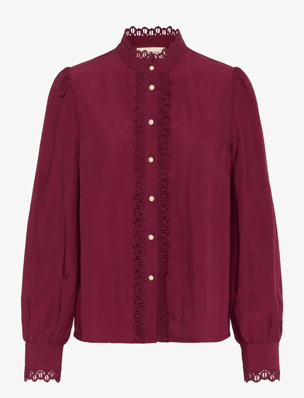 Cream - CRPia Shirt - langærmede skjorter - zinfandel - 1
