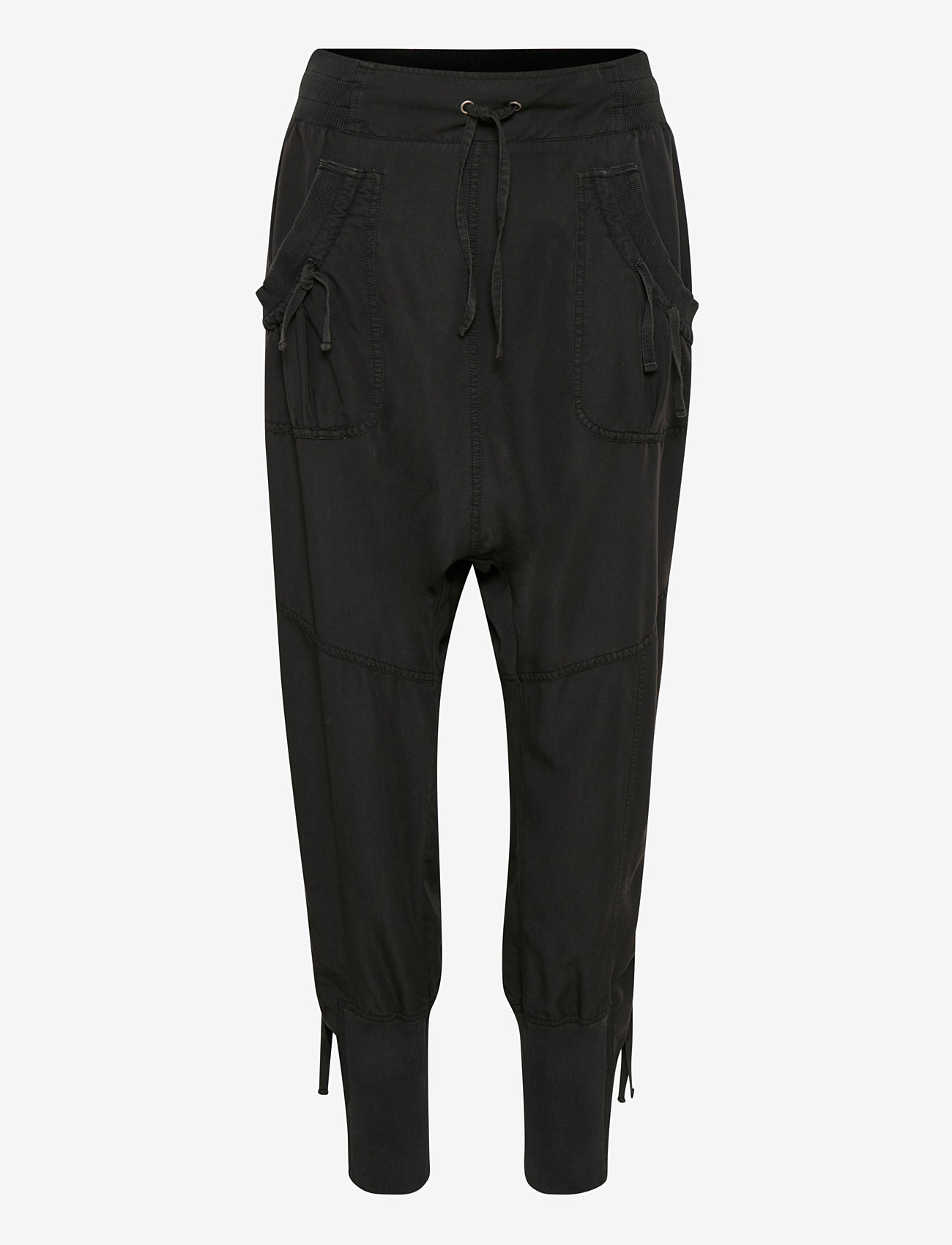 Cream - Nanna pants - jogas bikses - solid black - 1