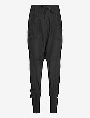 Cream - Nanna pants - joggers - solid black - 0