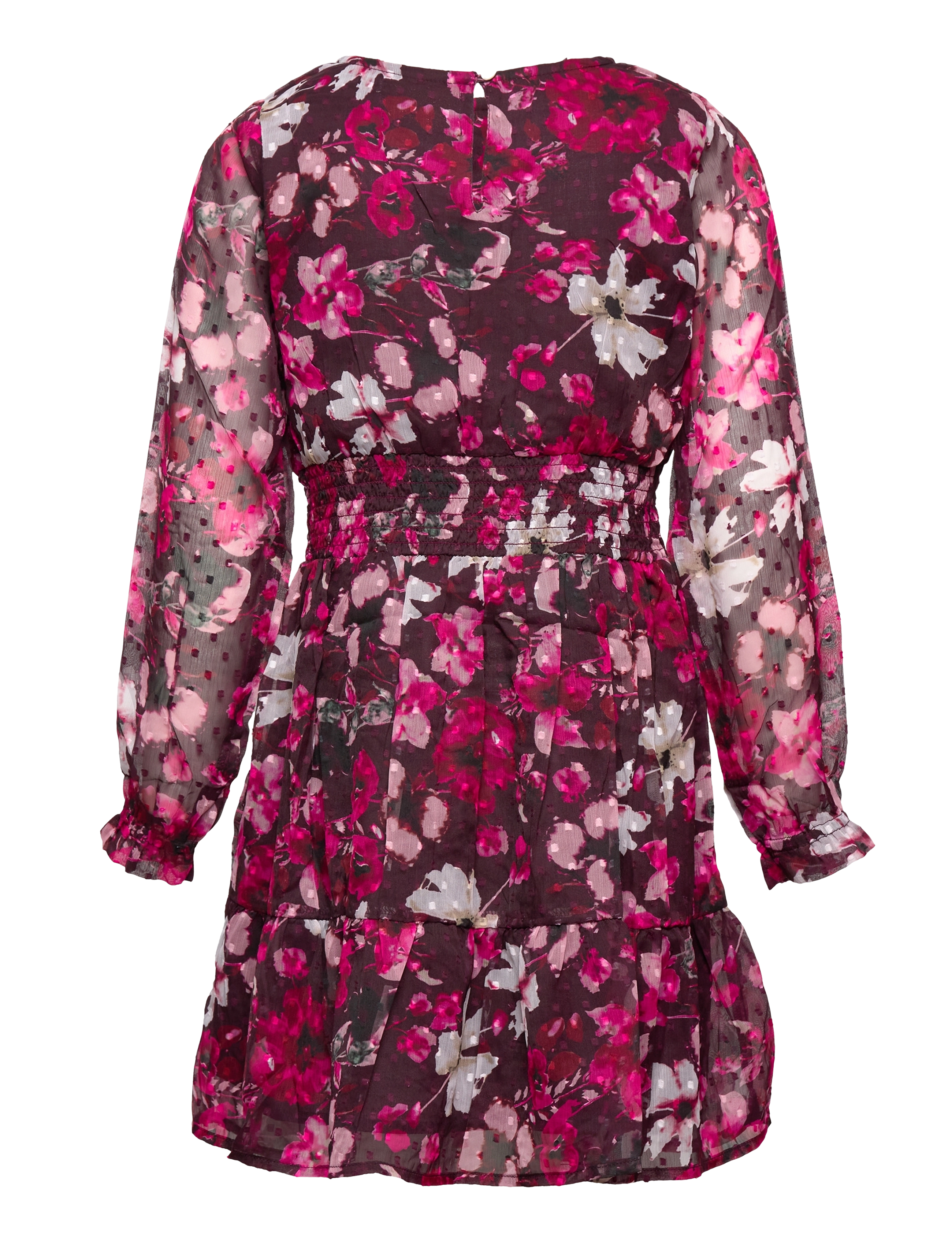 Creamie - Dress Dobby - raspberry radiance - 1