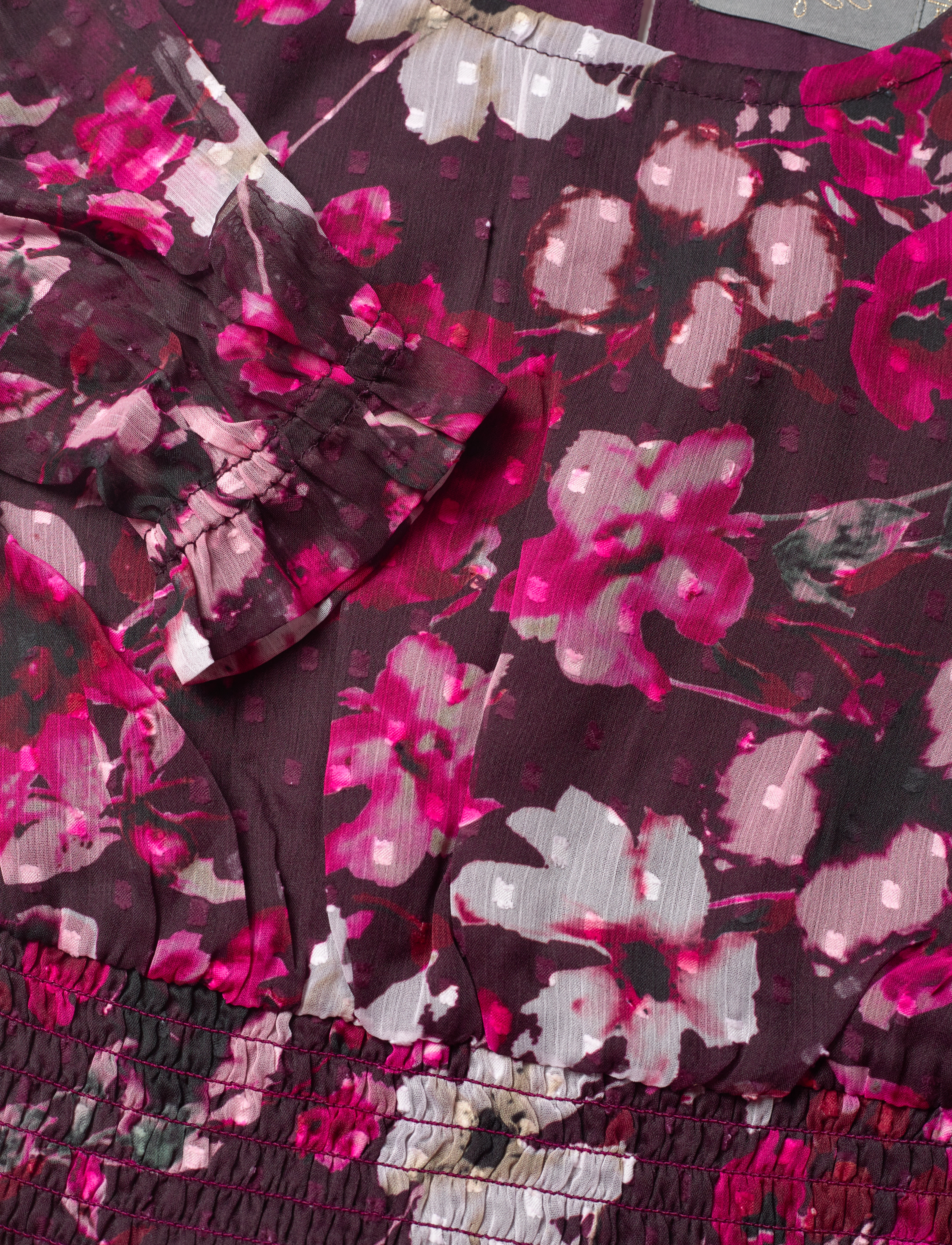 Creamie - Dress Dobby - raspberry radiance - 3