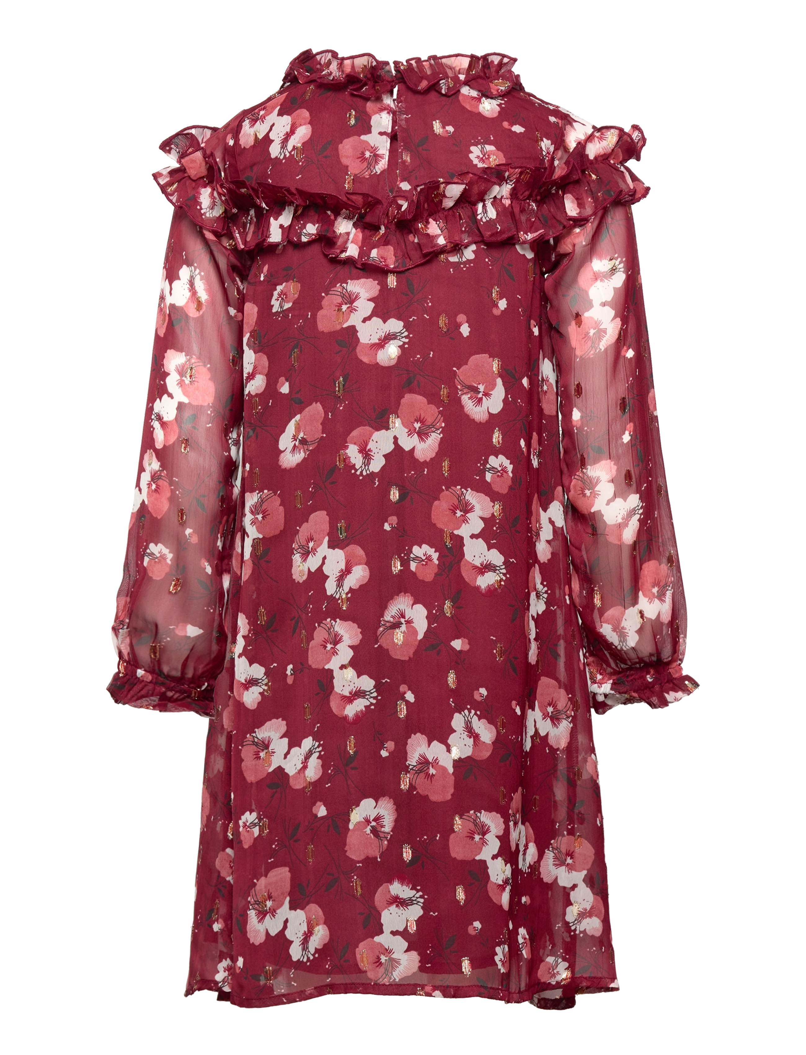 Creamie - Dress Flower Dot - rosewood - 1