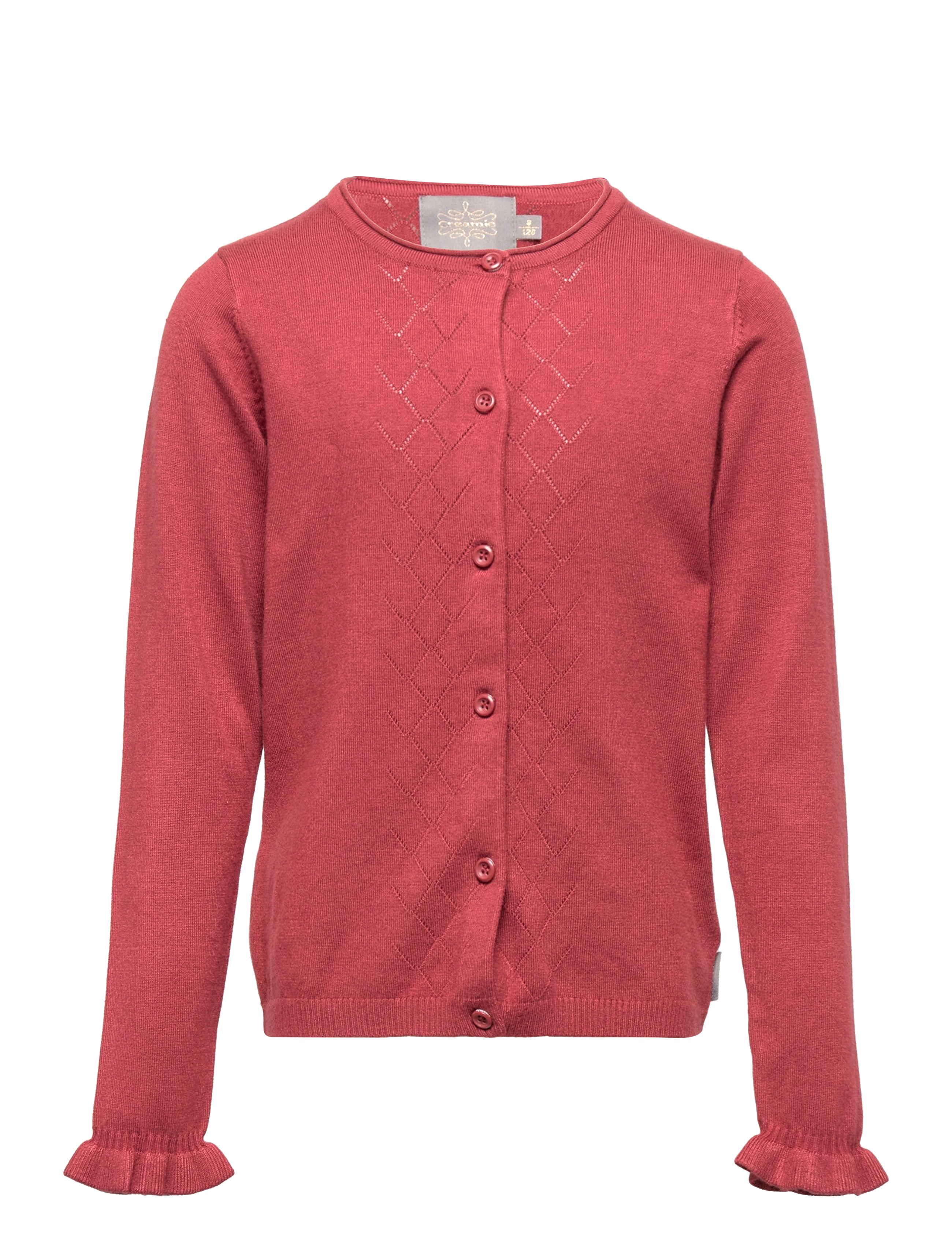 Creamie - Cardigan Pointelle - rosewood - 0