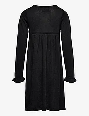 Creamie - Dress Glitter Knit - langermede hverdagskjoler - black - 1