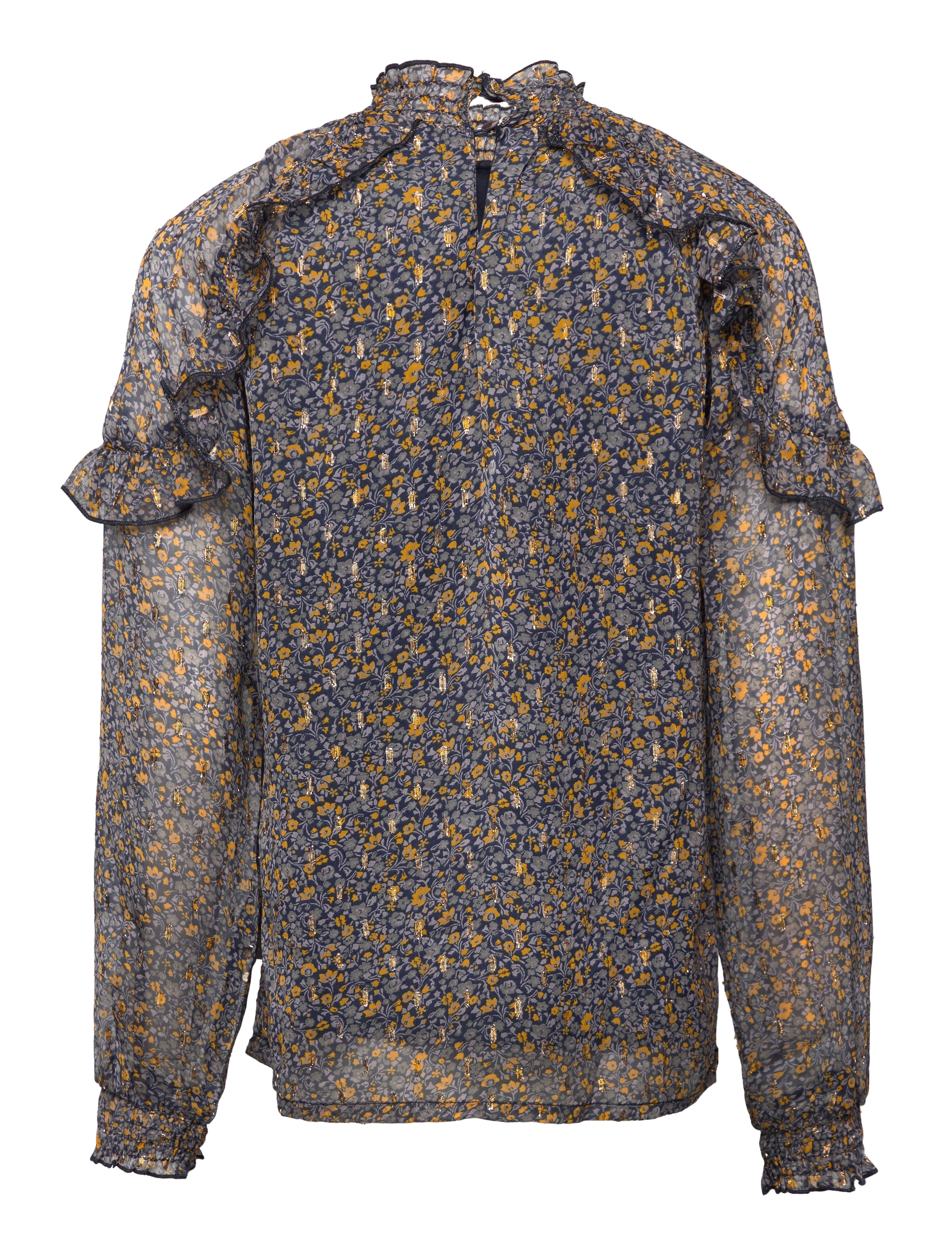 Creamie - Blouse Small Flower - total eclipse - 1