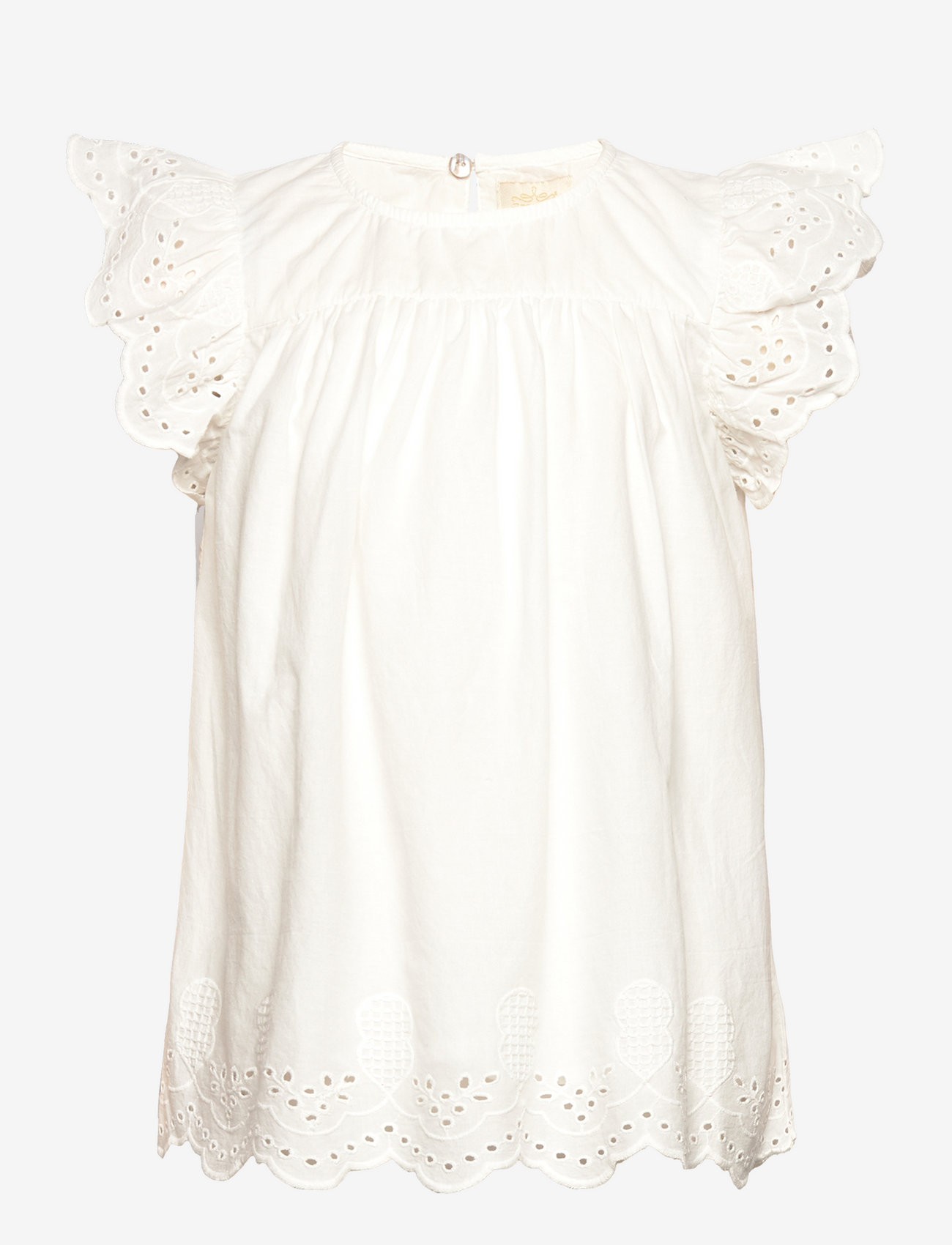 Creamie - Top SS Embroidery - cloud - 0