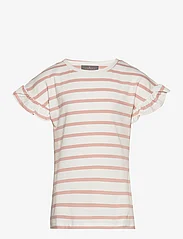 Creamie - T-shirt SS Stripe - short-sleeved t-shirts - rose smoke - 0