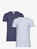 T-shirt SS 2-Pack - XENON BLUE