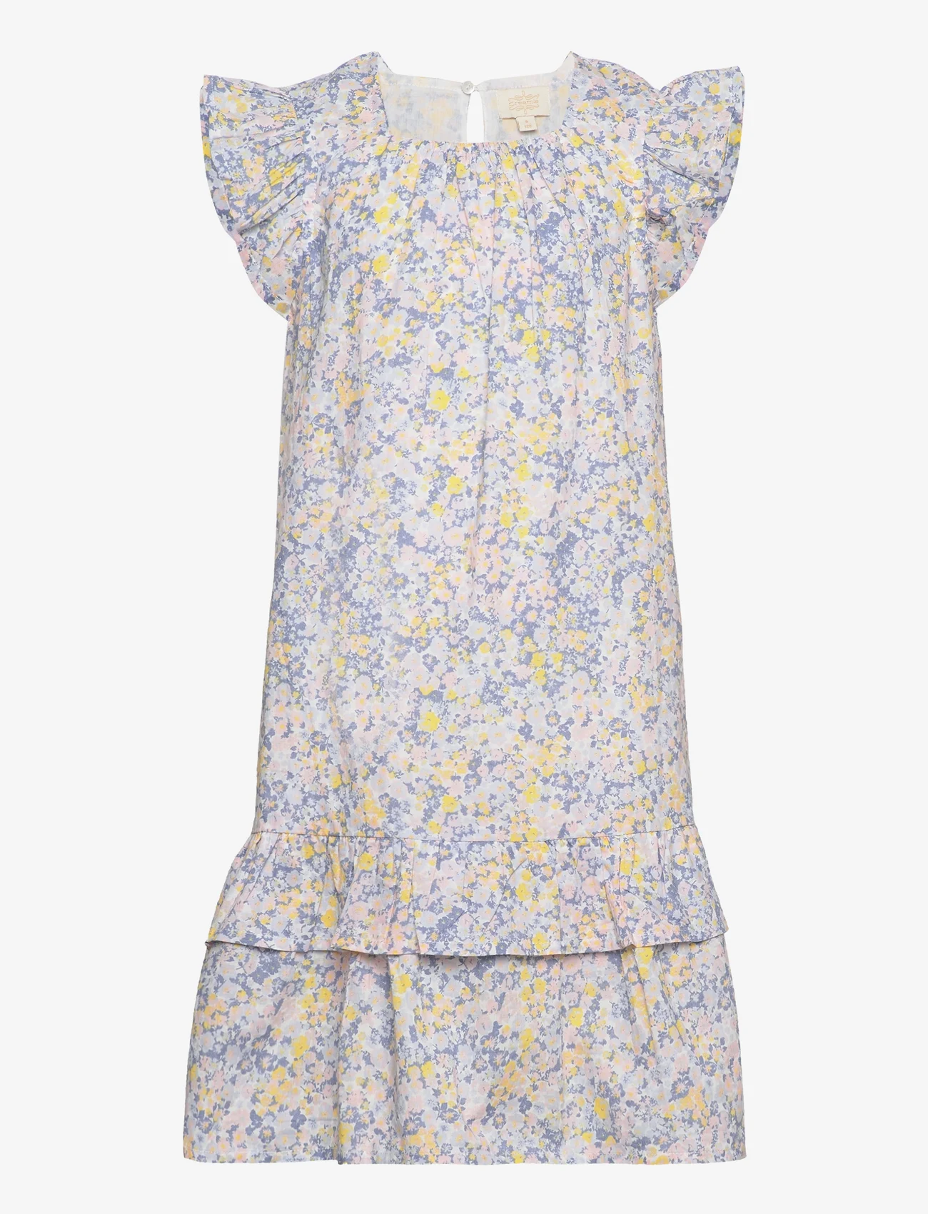 Creamie - Dress Cotton - lühikeste varrukatega vabaaja kleidid - lotus - 0