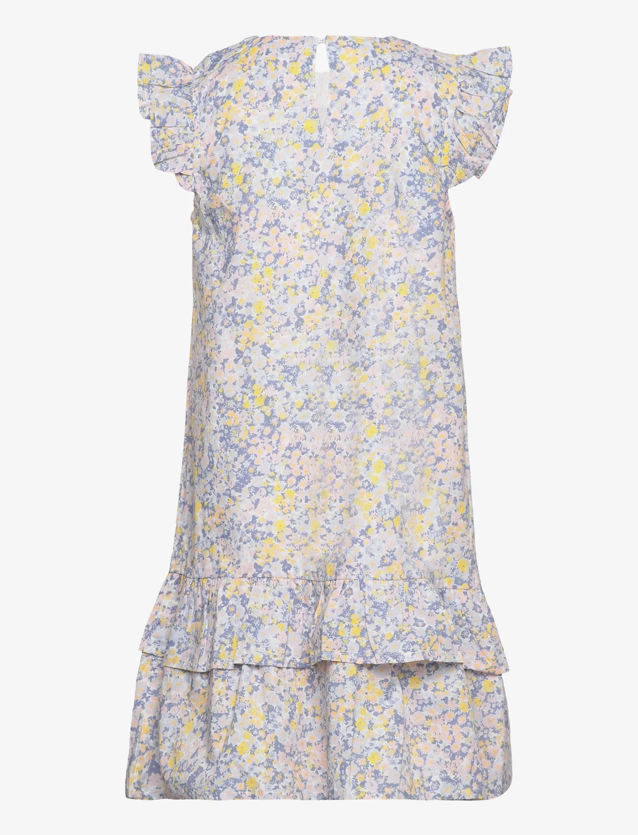 Creamie - Dress Cotton - lühikeste varrukatega vabaaja kleidid - lotus - 1