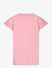 Creamie - Top Lace - short-sleeved t-shirts - blush - 0