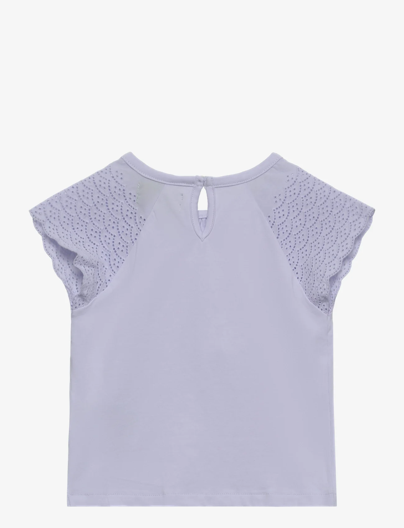 Creamie - Top Lace - kortärmade t-shirts - xenon blue - 1