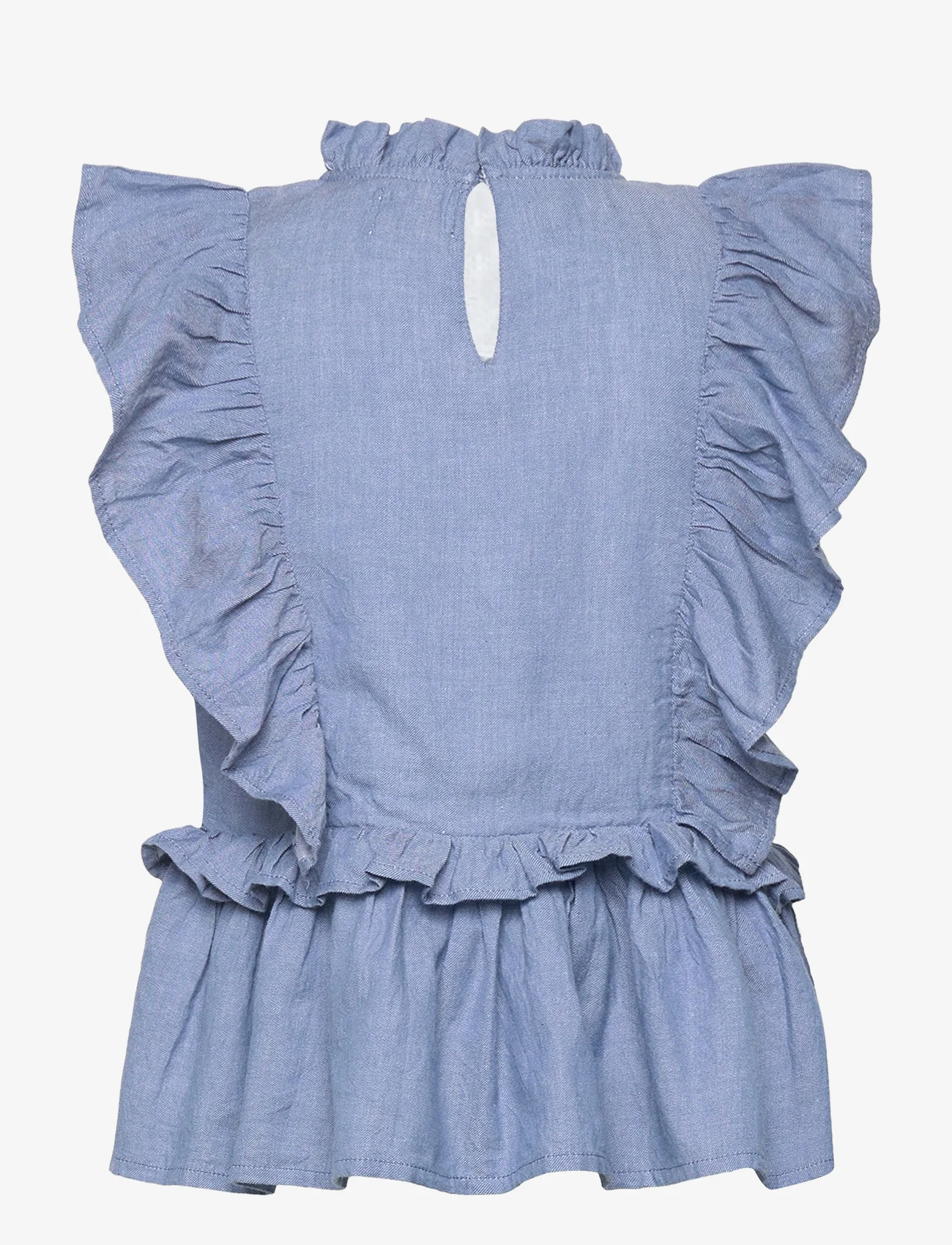 Creamie - Top Chambray - sommarfynd - blue denim - 1
