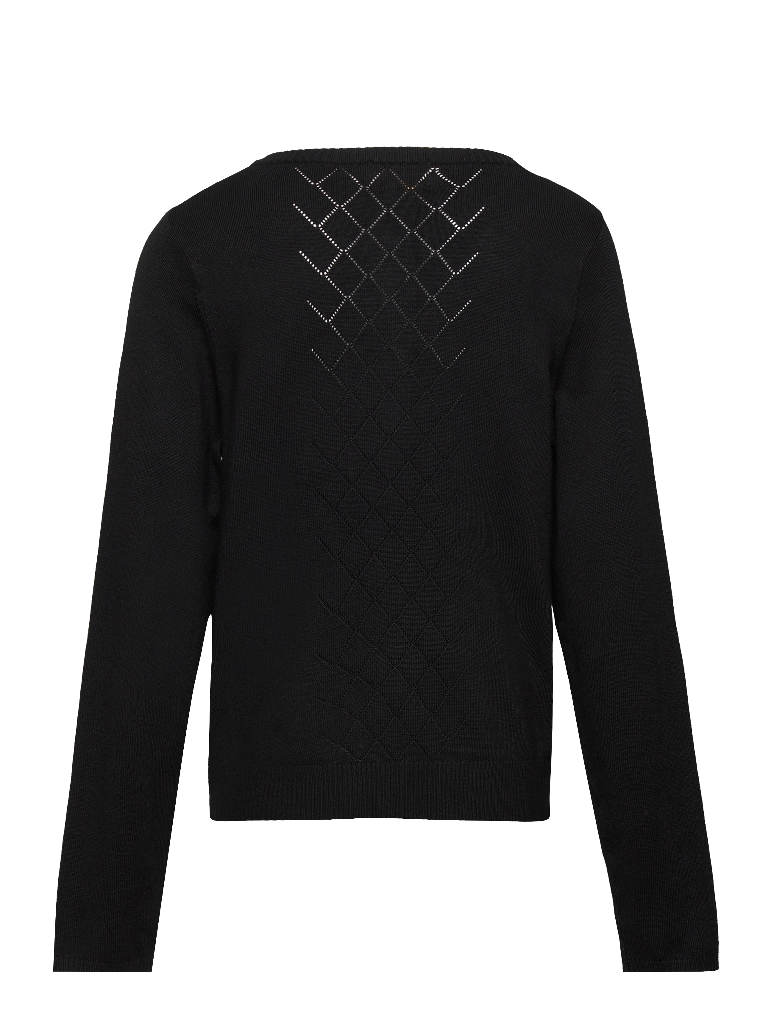 Creamie - Cardigan Pointelle - black - 1