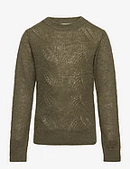 Pullover Knit - OLIVE NIGHT