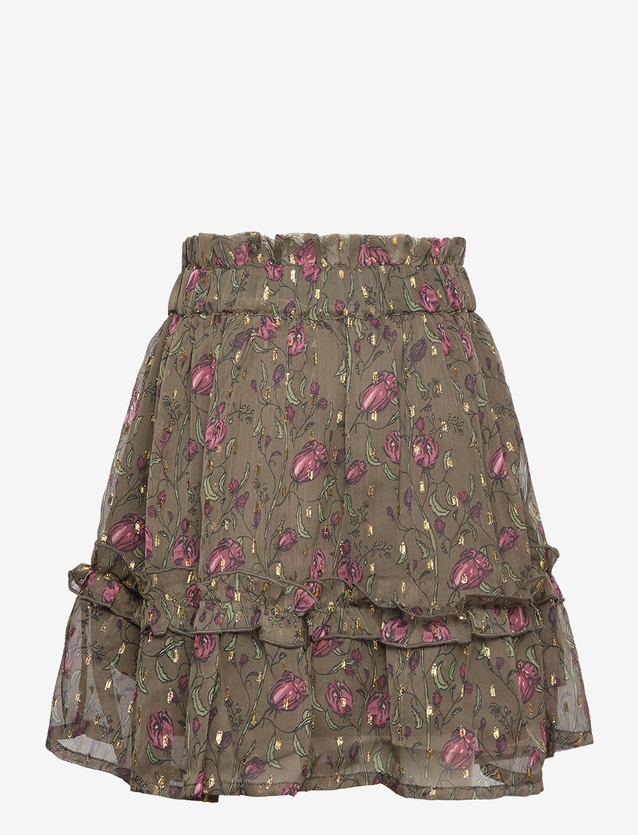 Creamie - Skirt Flower Dot - olive night - 1
