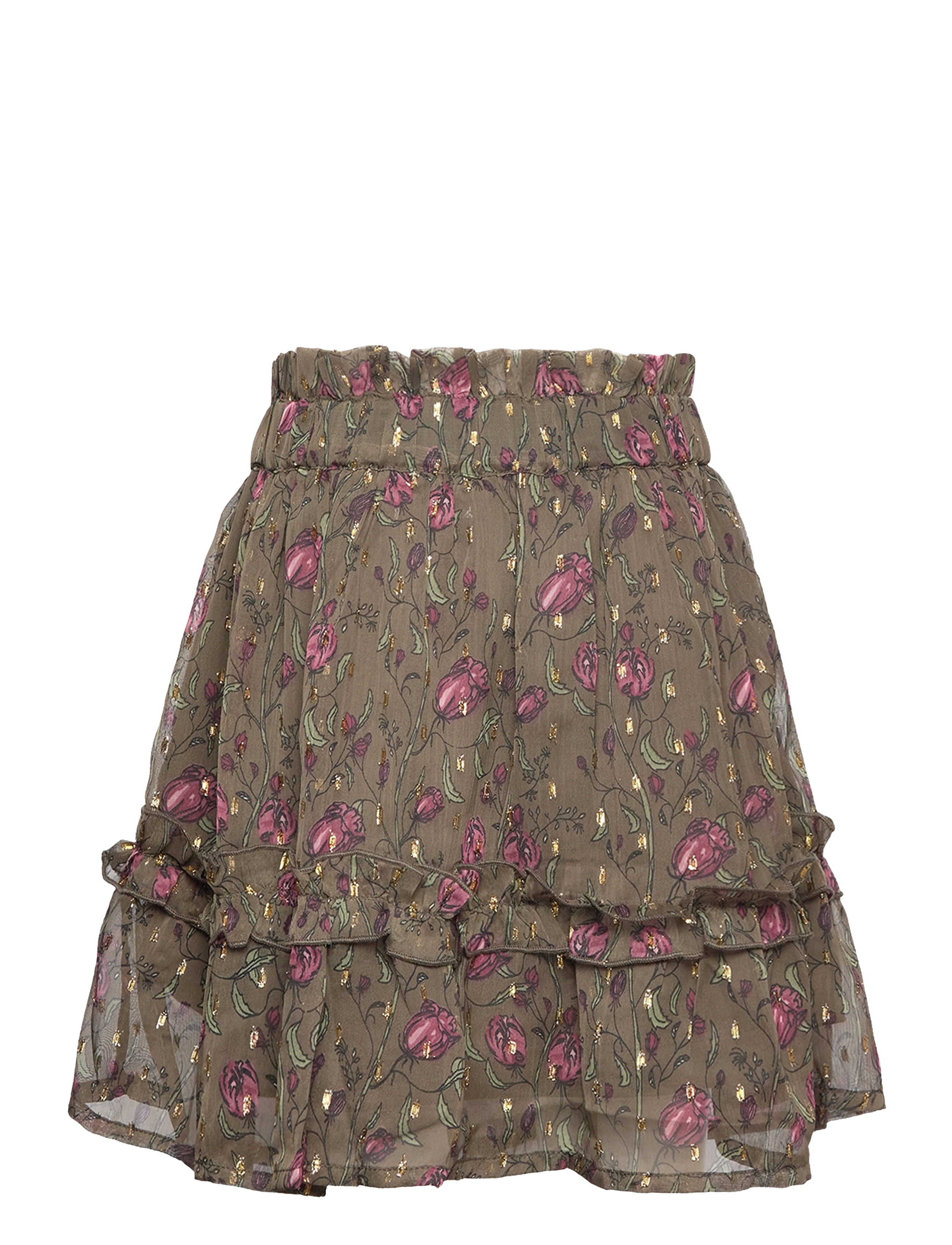 Creamie - Skirt Flower Dot - olive night - 1