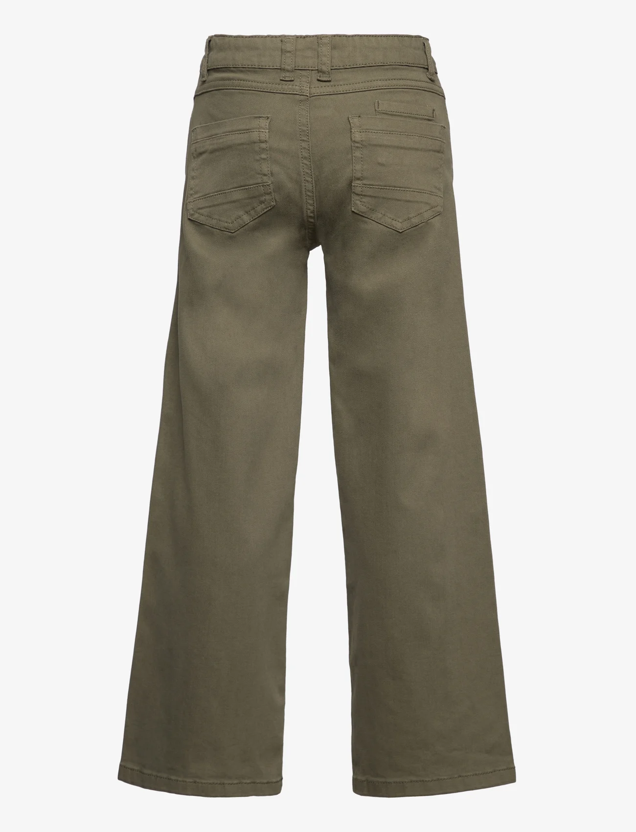 Creamie - Jeans Wide - pantalons larges - olive night - 1