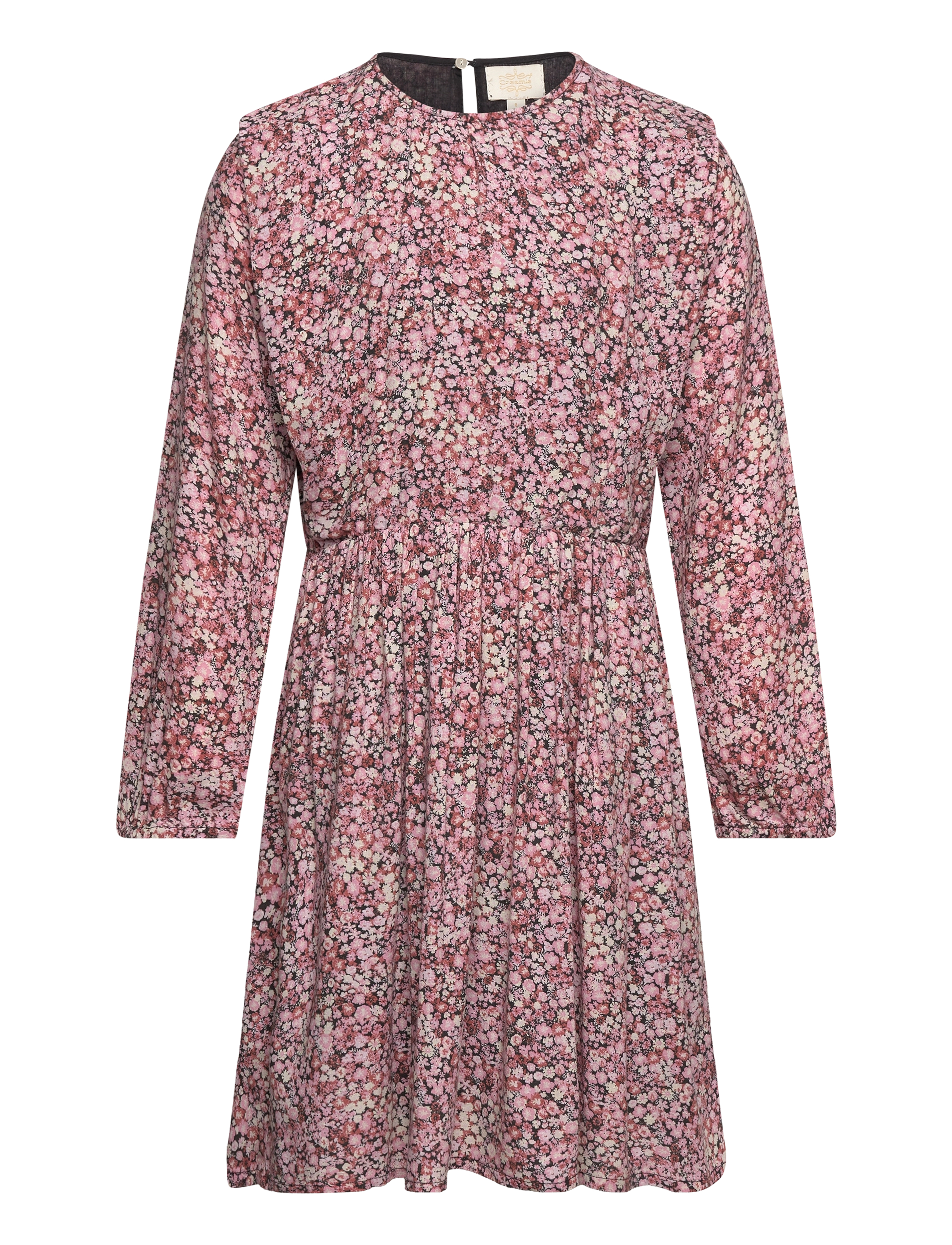Creamie - Dress Small Flower - black - 0