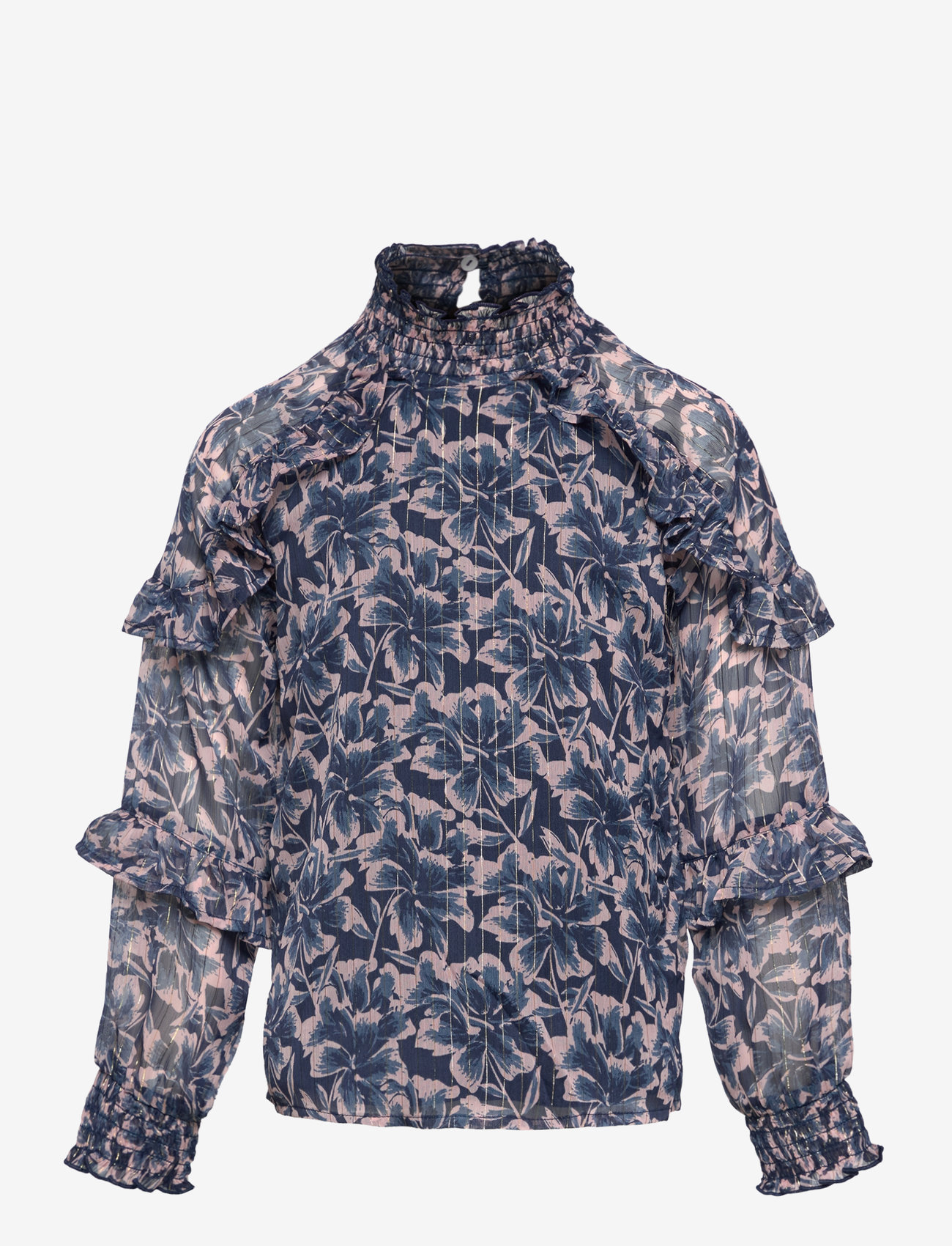 Creamie - Blouse Big Flower - indigo blue - 0