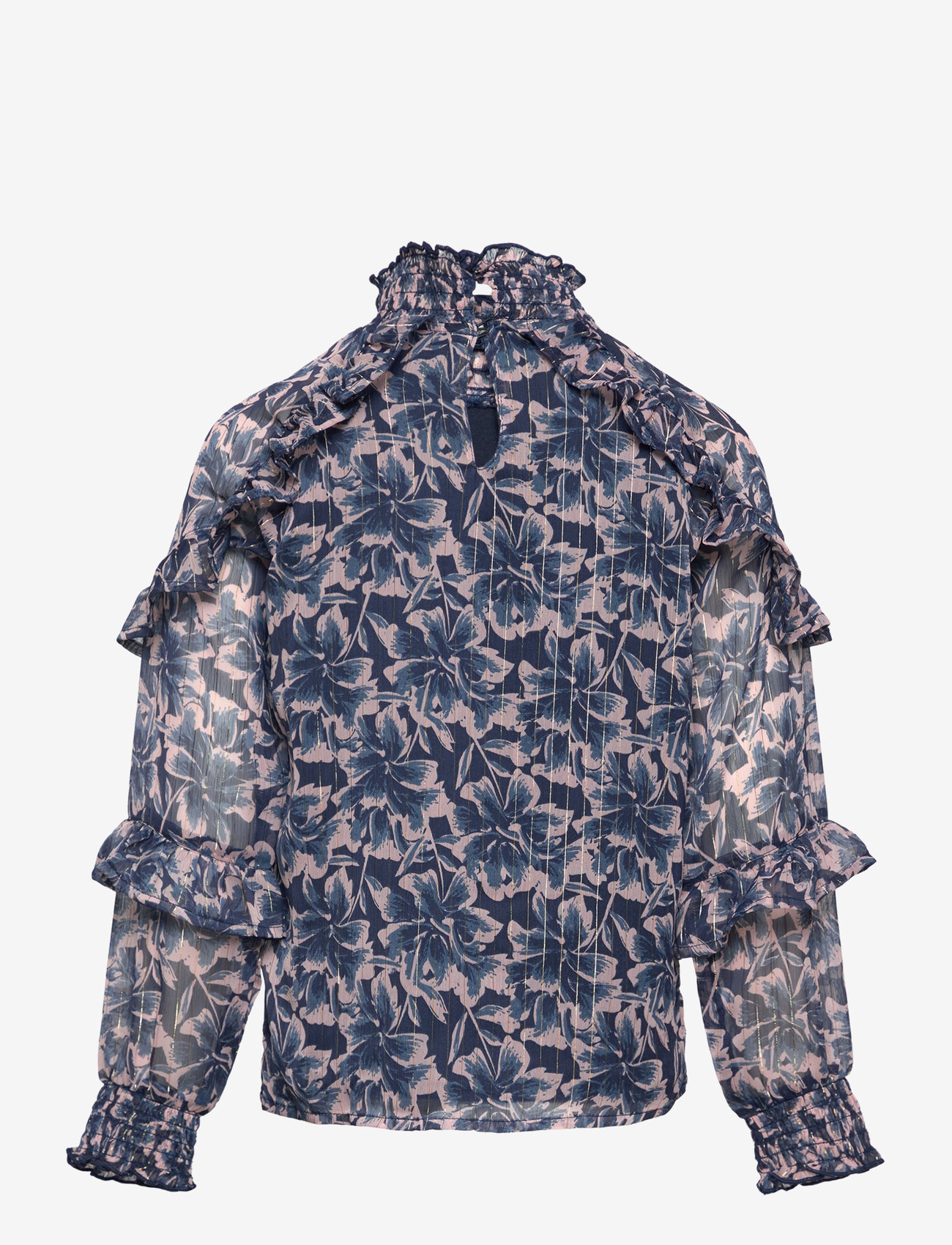 Creamie - Blouse Big Flower - indigo blue - 1