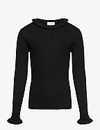 Pullover Rib Knit - BLACK
